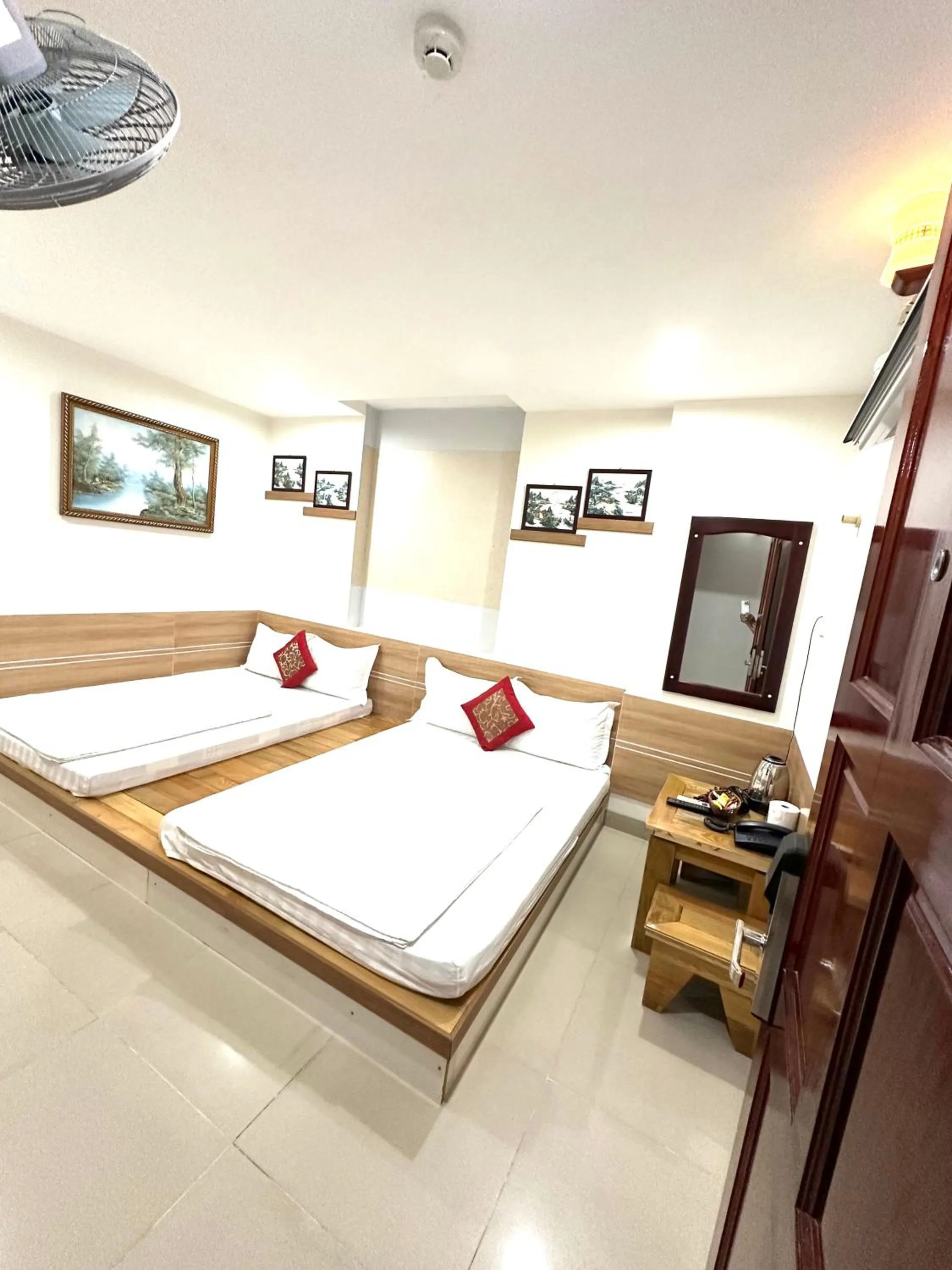 Bed in Nguyen Ha Hotel