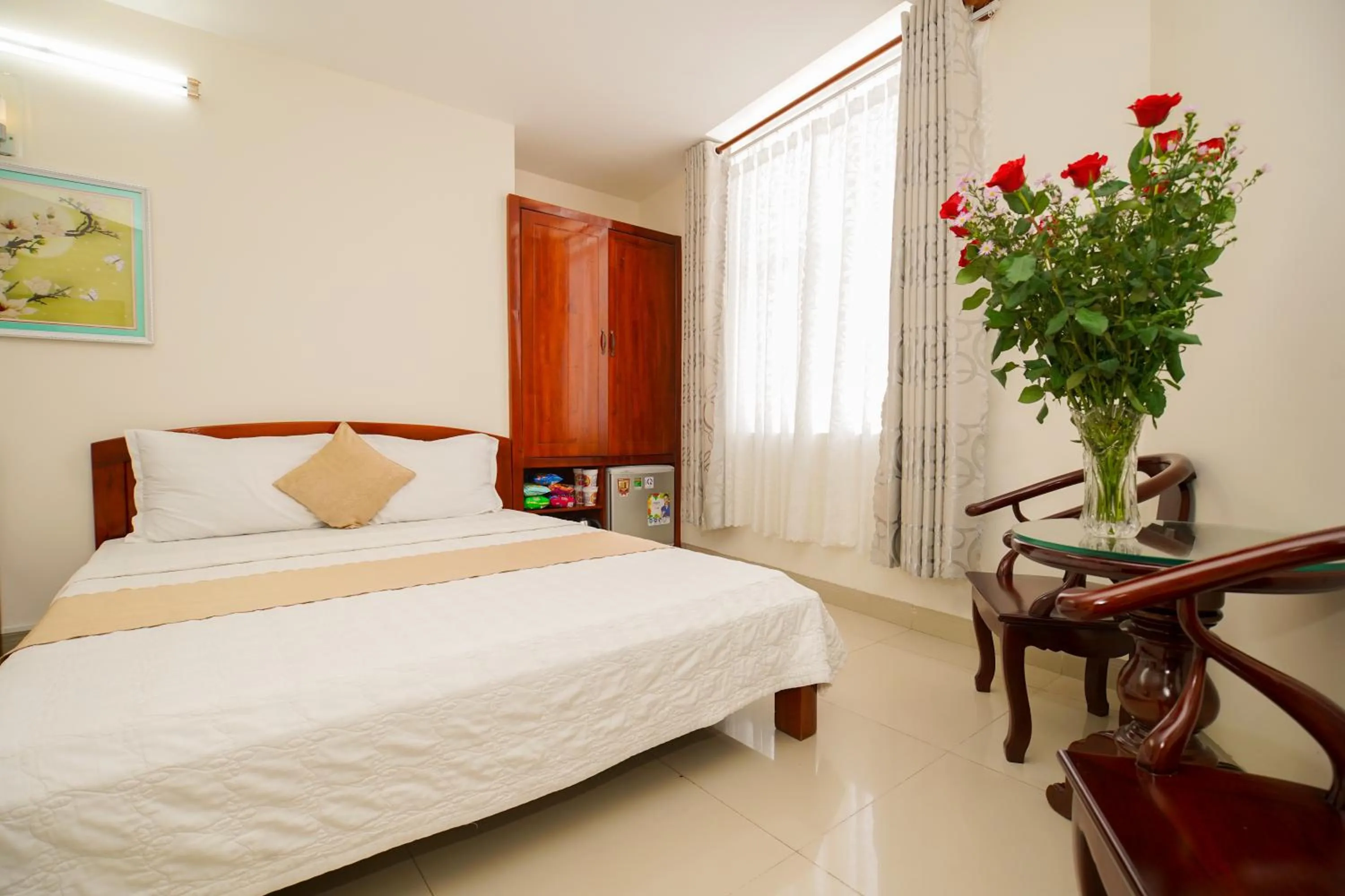 Bed in Nguyen Ha Hotel