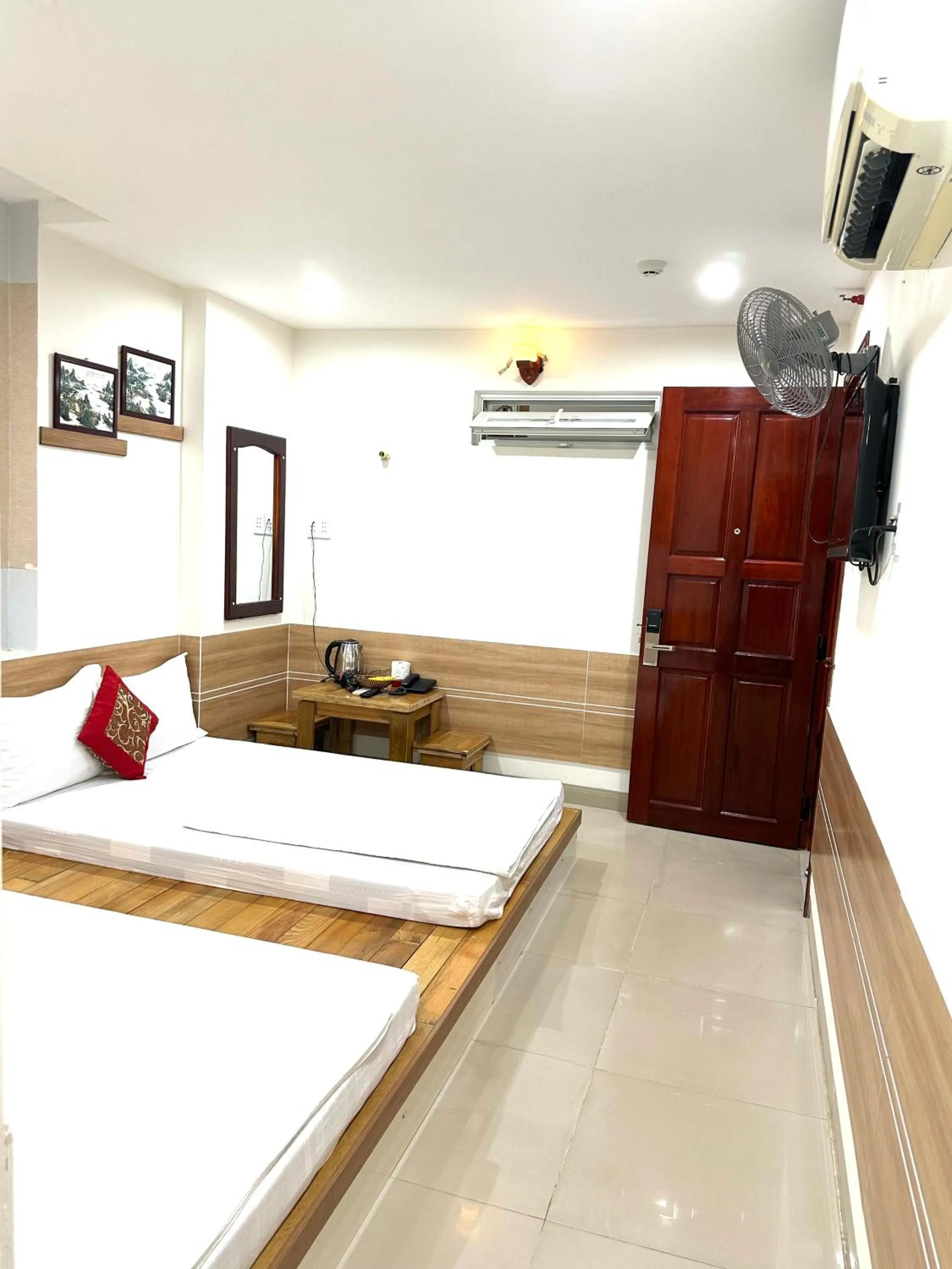 Bed in Nguyen Ha Hotel