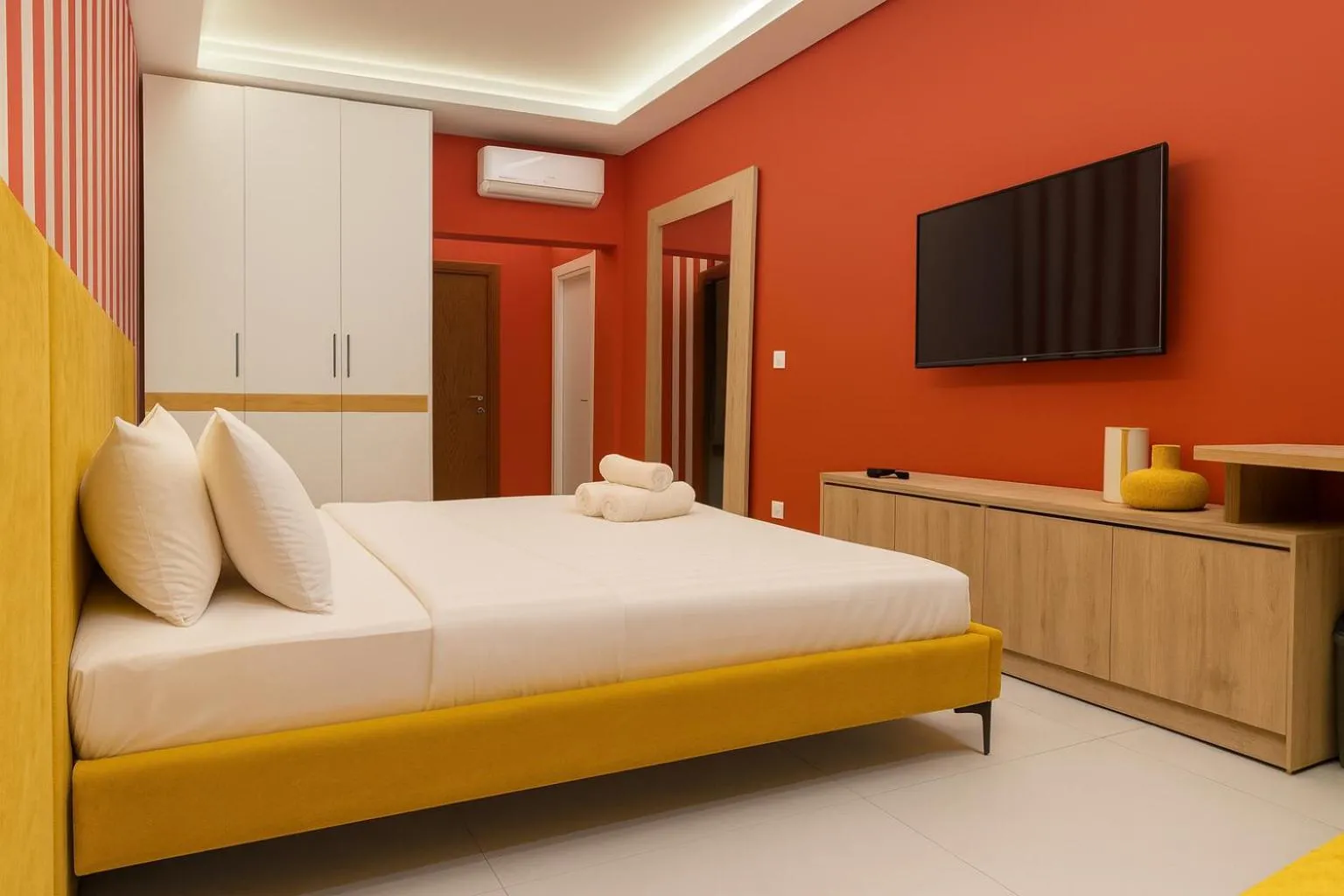 Bed in Shade Hotel Beirut