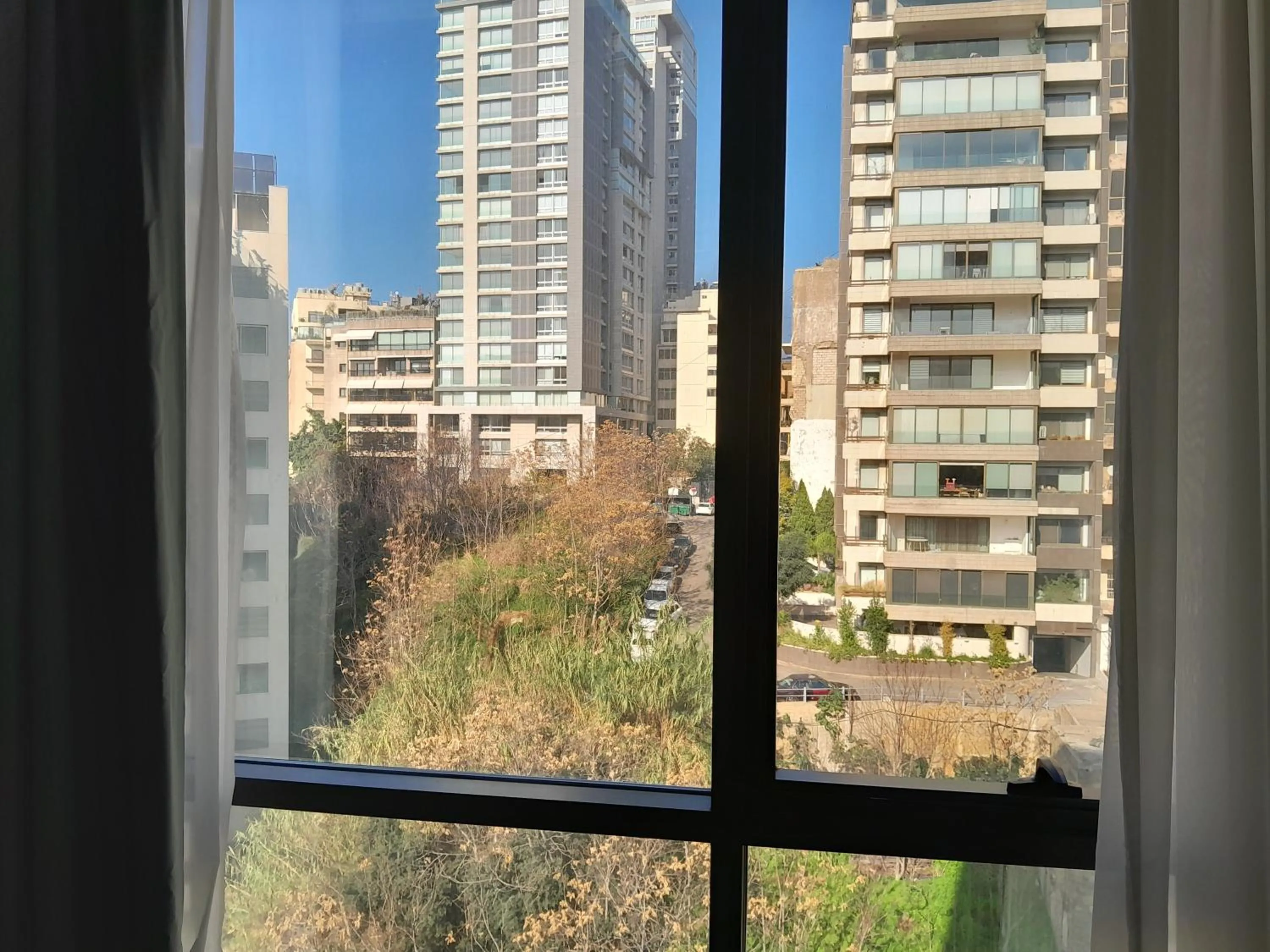 Garden view in Shade Hotel Beirut
