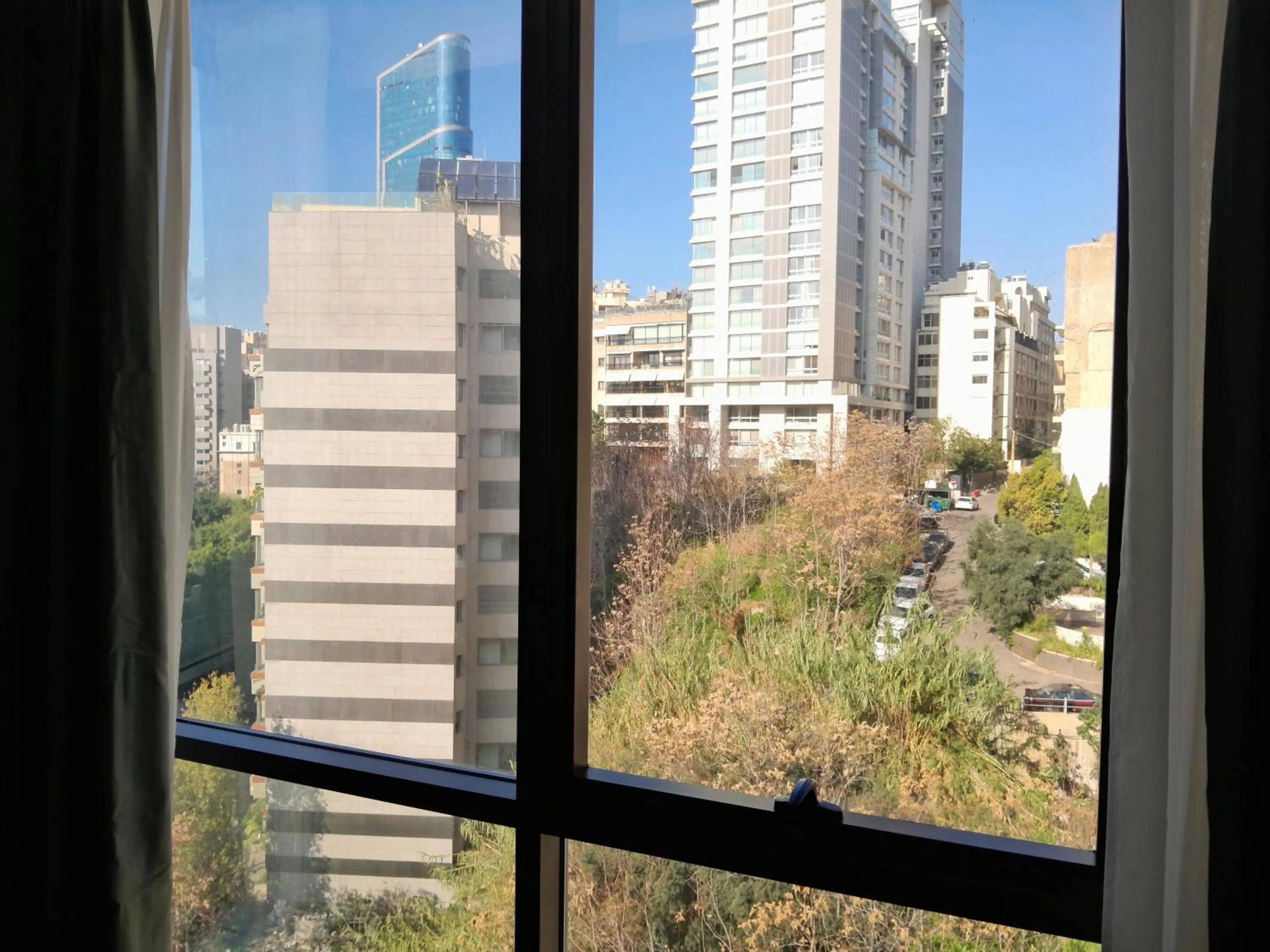 City view in Shade Hotel Beirut