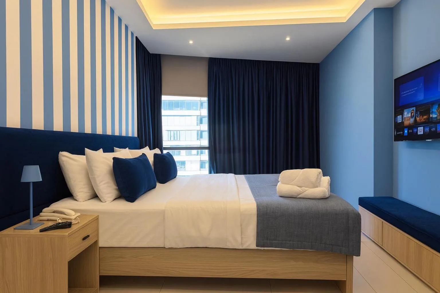 TV and multimedia, Bed in Shade Hotel Beirut