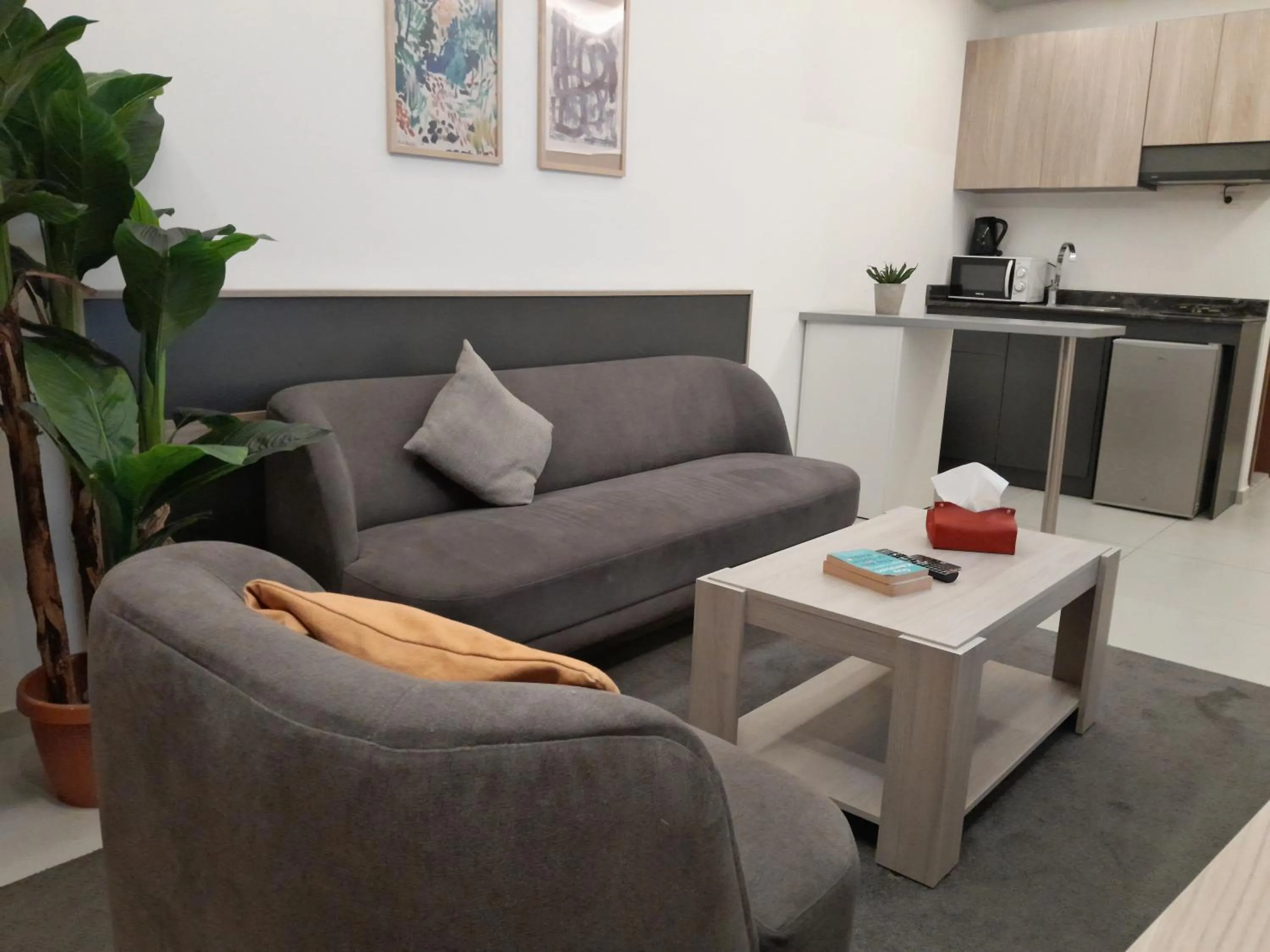 Kitchen or kitchenette in Shade Hotel Beirut