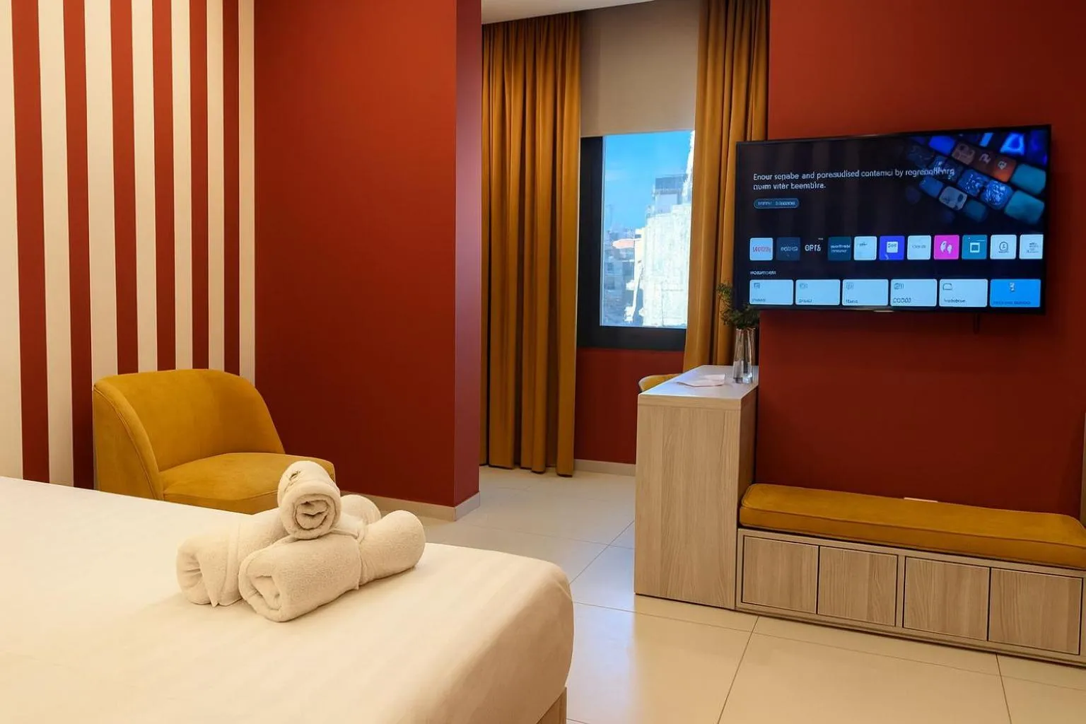 Bed in Shade Hotel Beirut