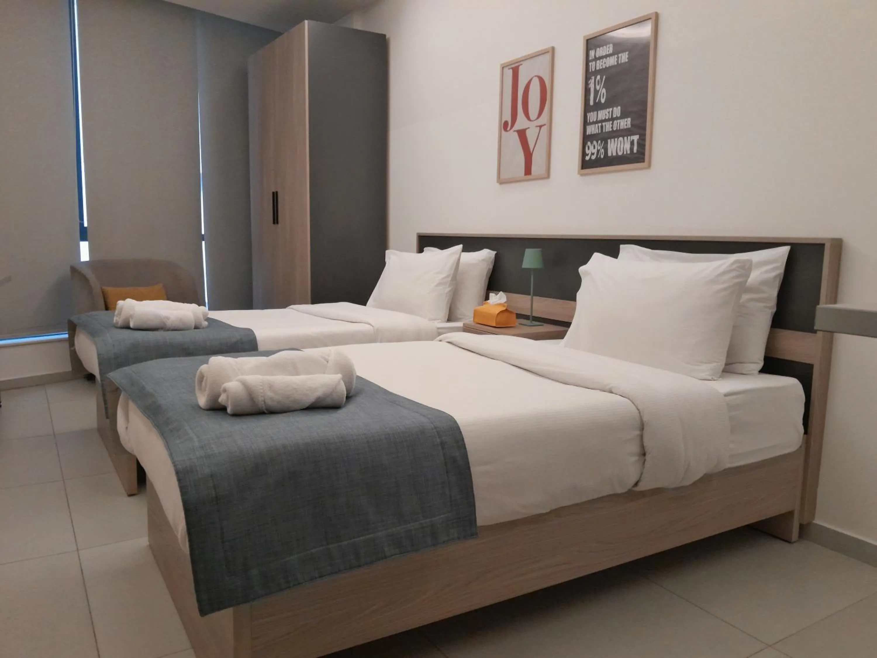 Bed in Shade Hotel Beirut