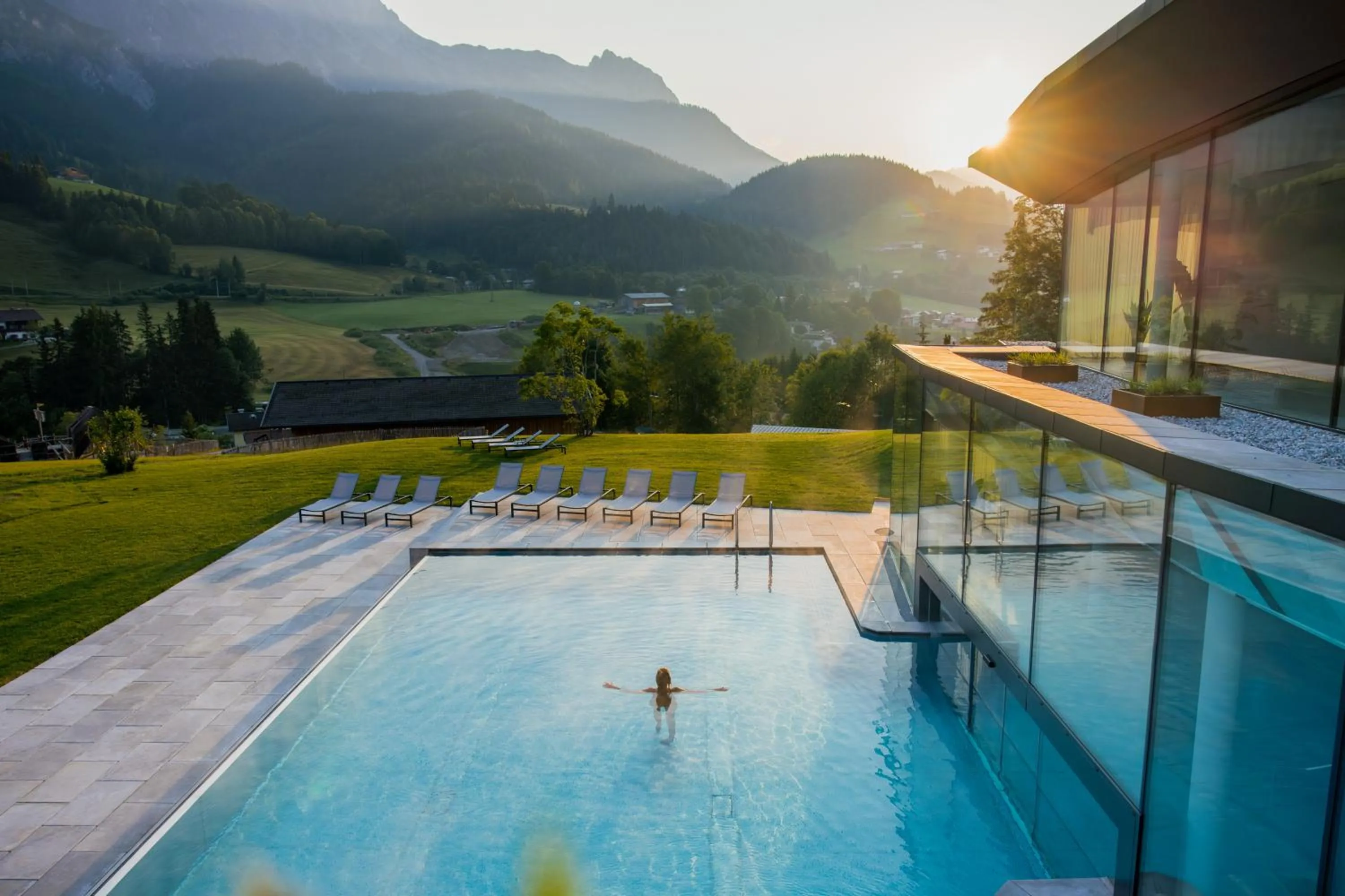 Swimming pool in Naturresort PURADIES