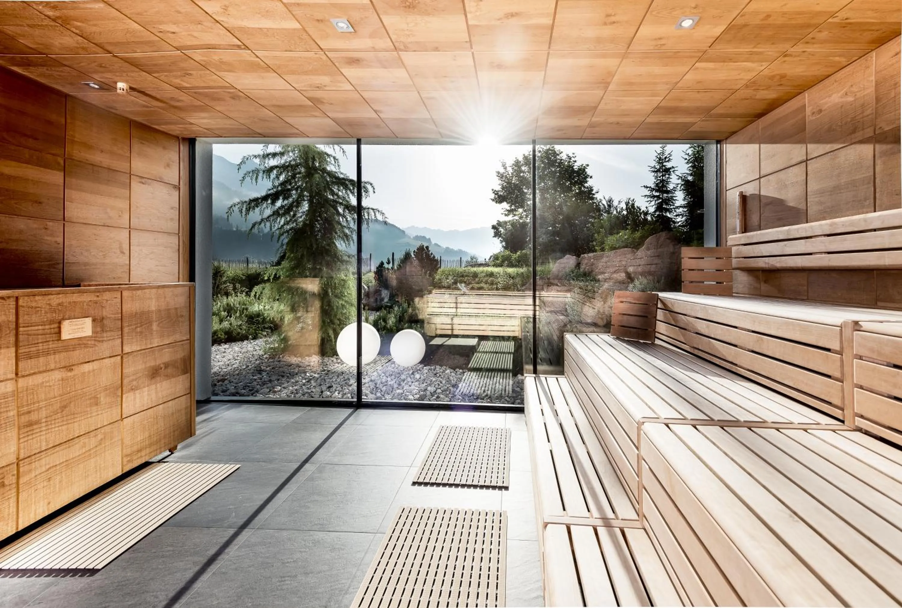 Sauna in Naturresort PURADIES