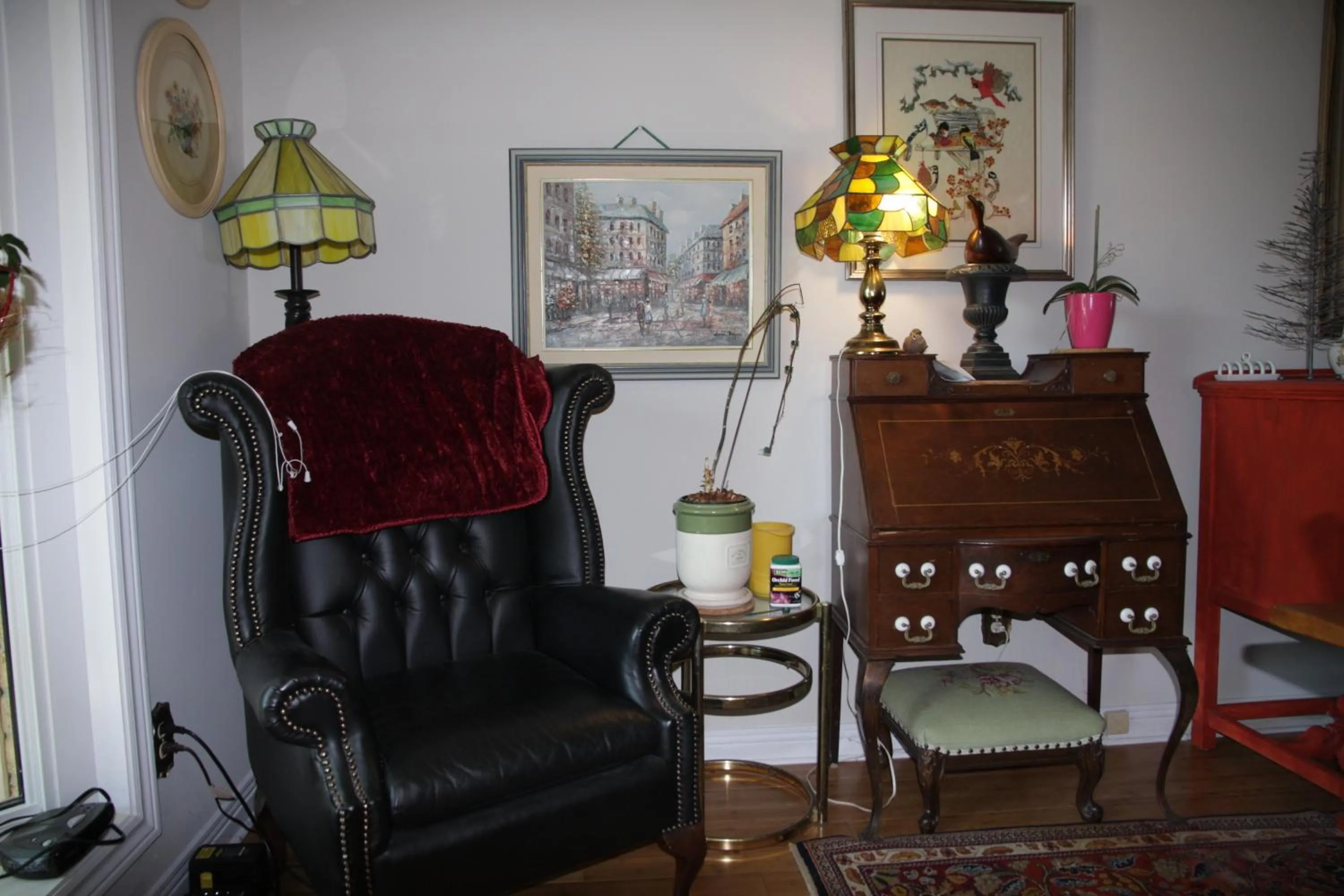 Seating area in O'Brien House