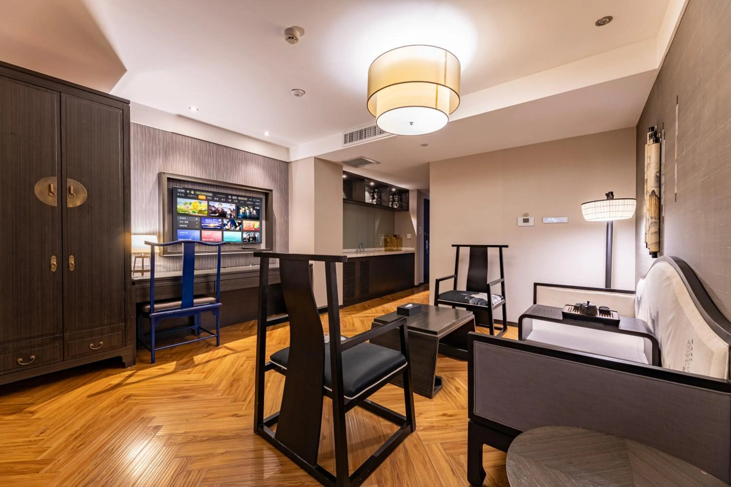 Living room in Guangzhou Baiyun Airport Orange Crystal Hotel