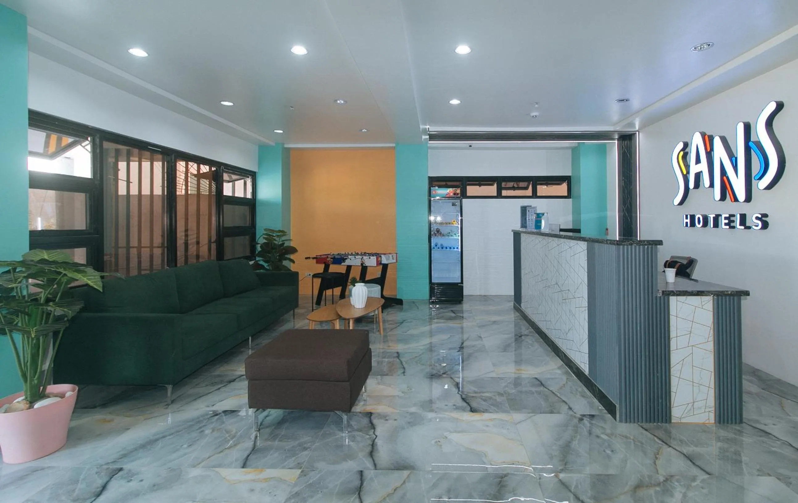 Lobby or reception in Sans Hotel near Enchanted Kingdom Santa Rosa Laguna