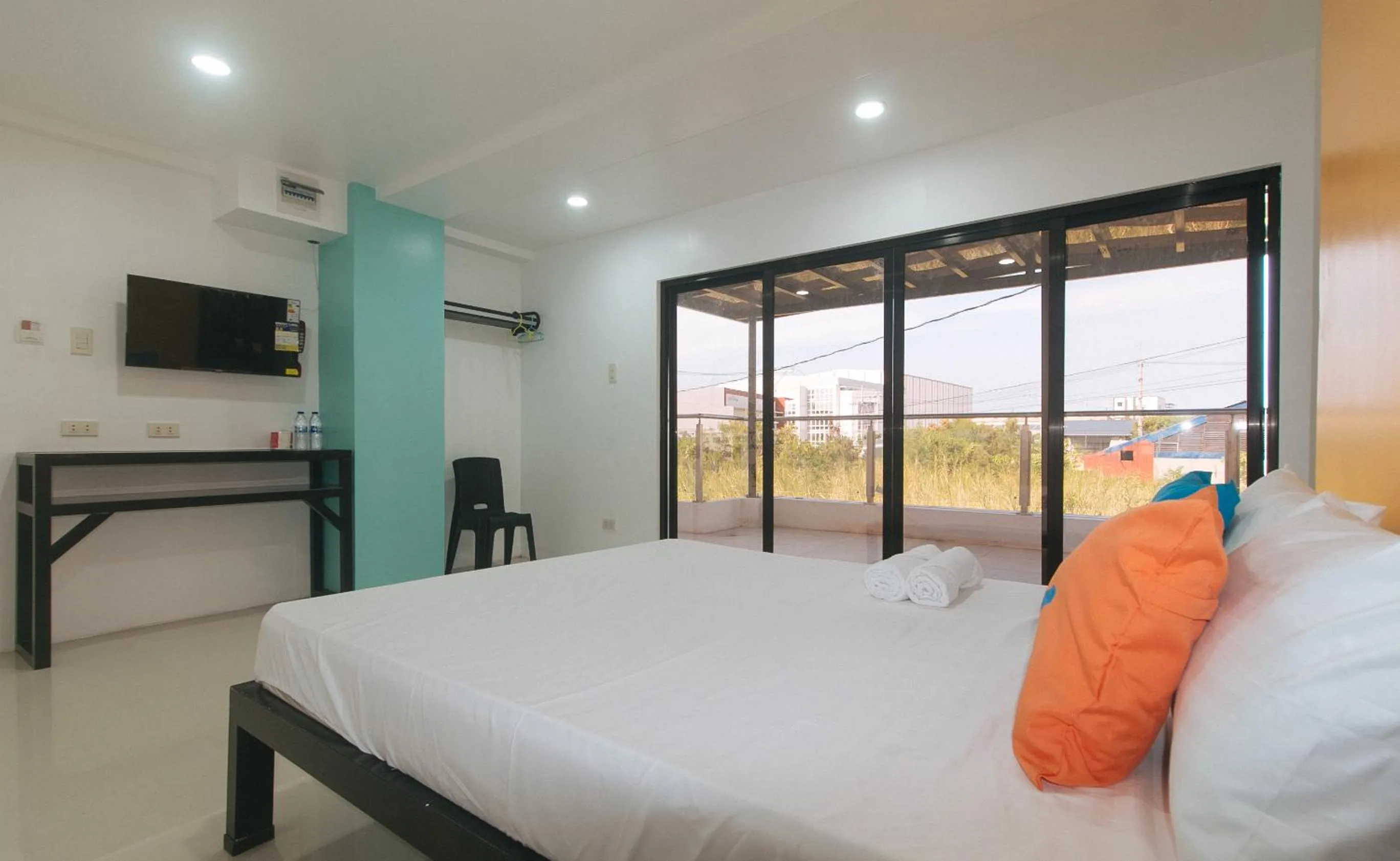 TV and multimedia, Bed in Sans Hotel near Enchanted Kingdom Santa Rosa Laguna
