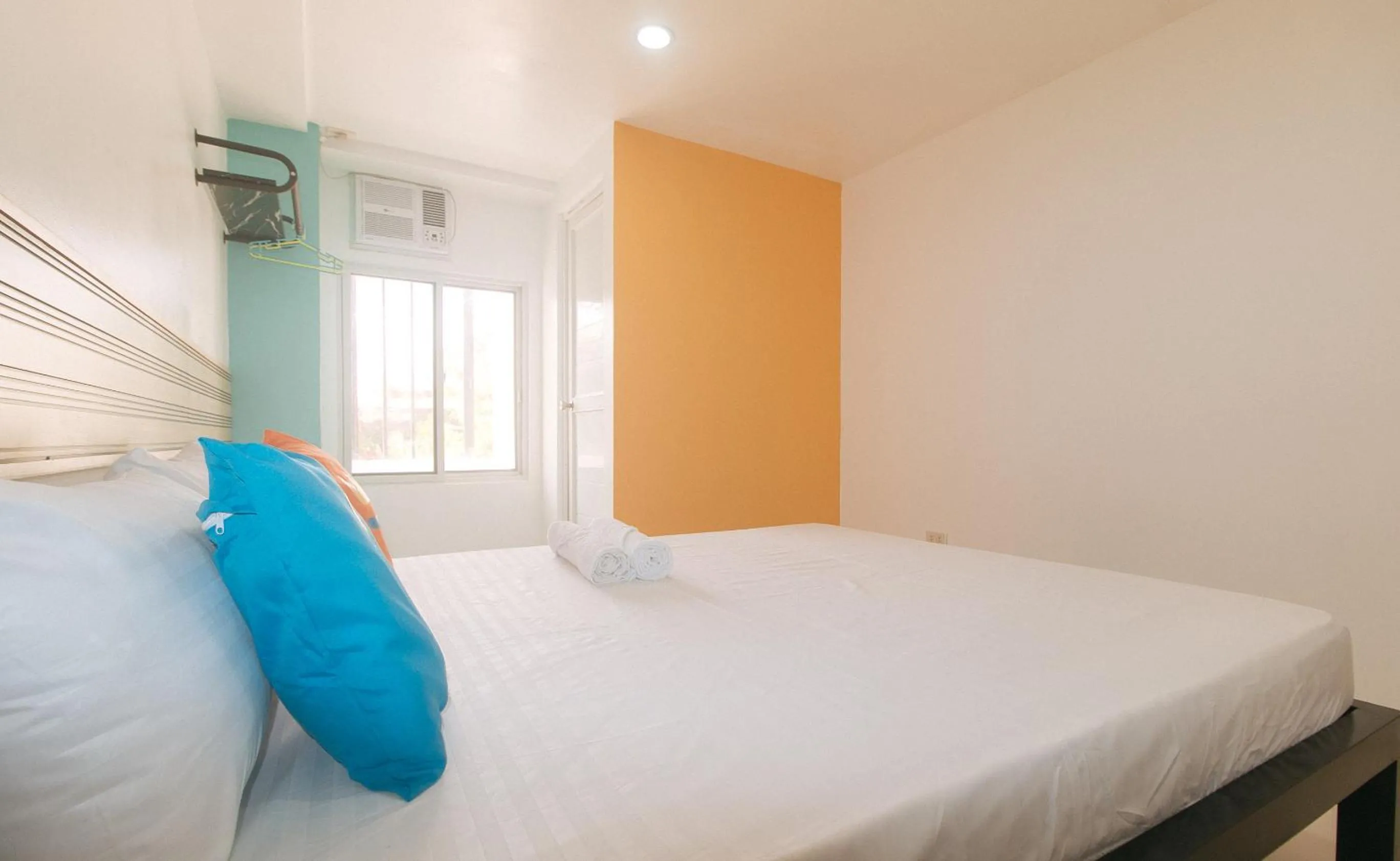 Bed in Sans Hotel near Enchanted Kingdom Santa Rosa Laguna