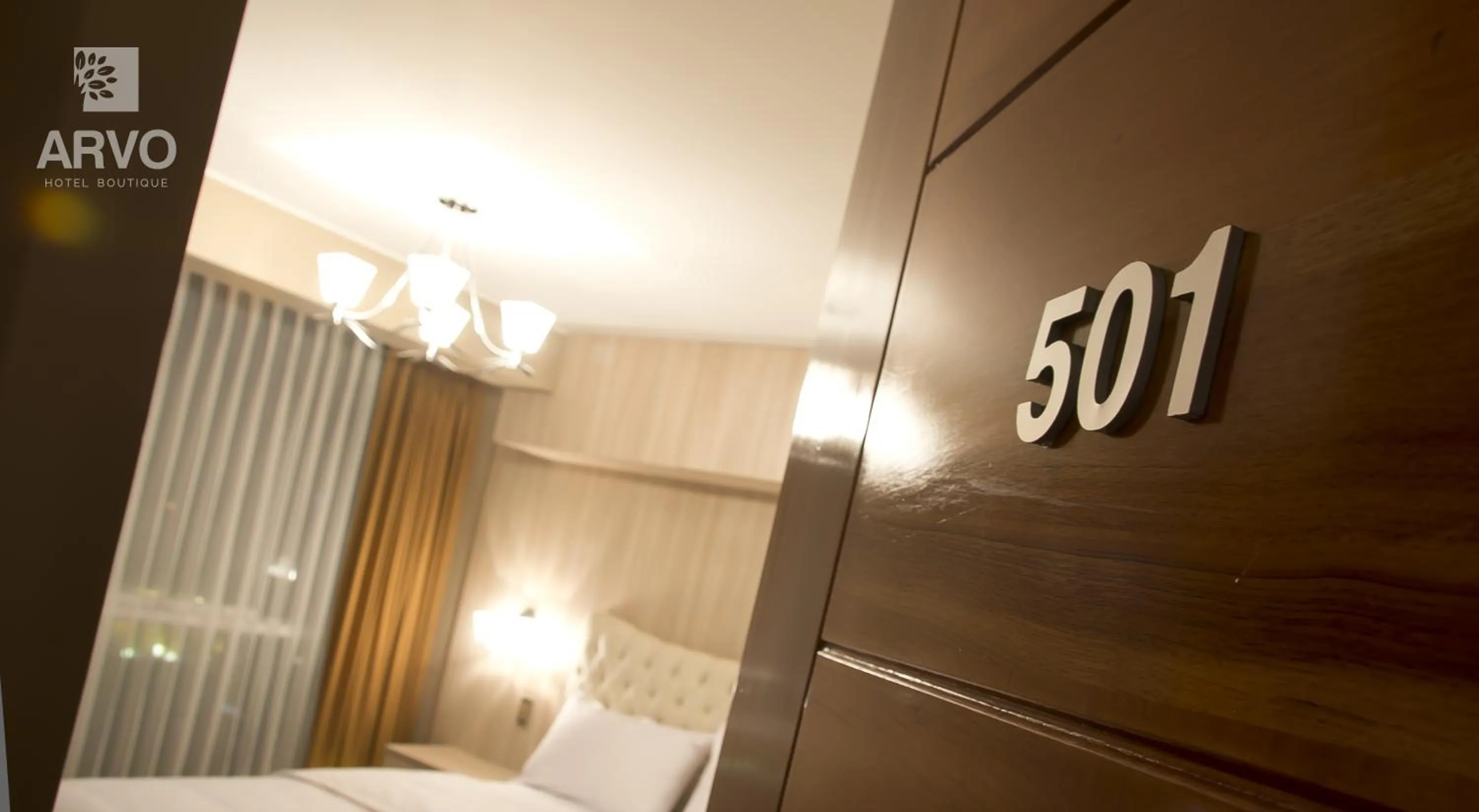 Bedroom in Arvo Hotel Boutique