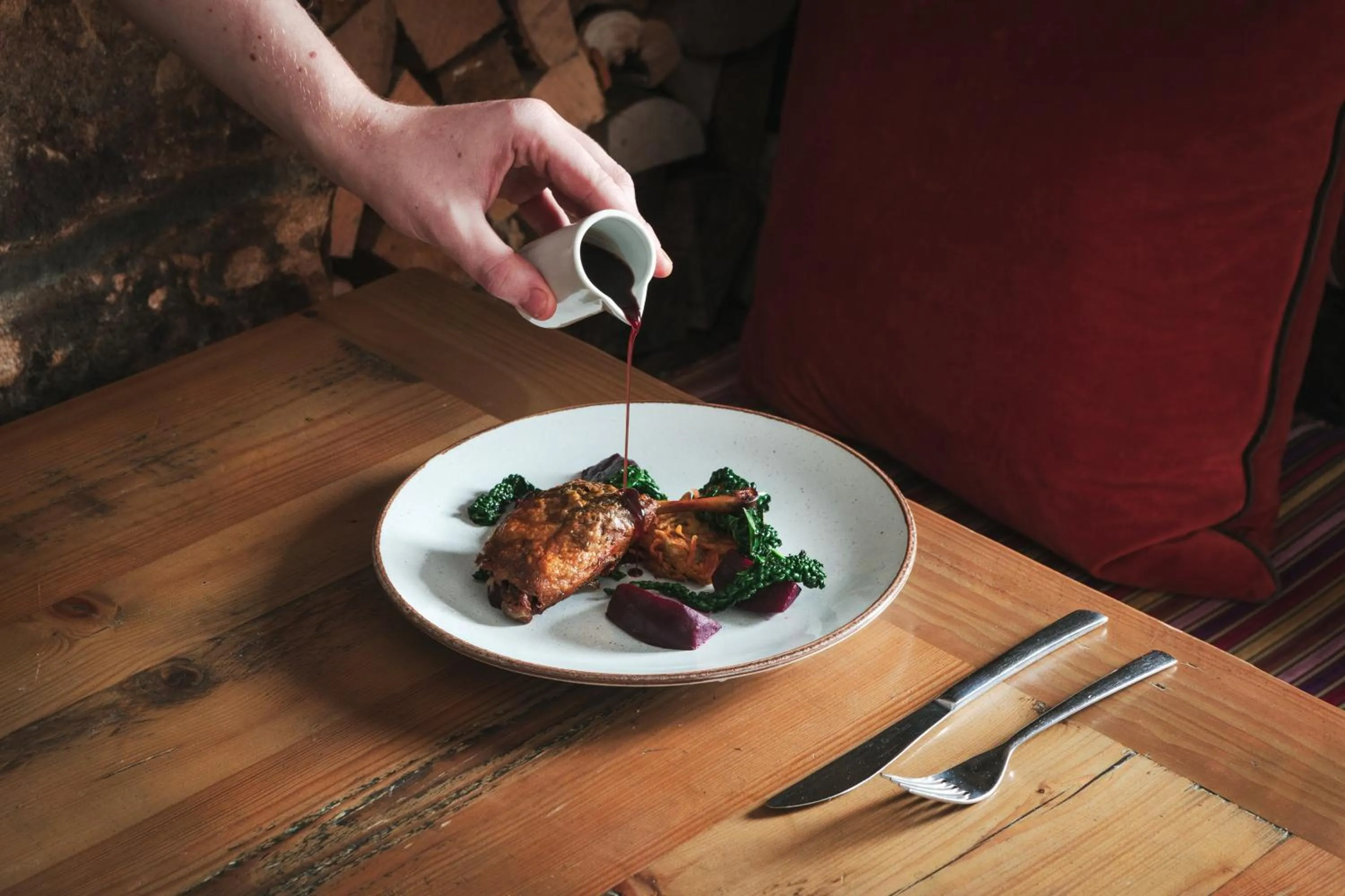 Food and drinks in Devonshire Arms at Beeley - Chatsworth