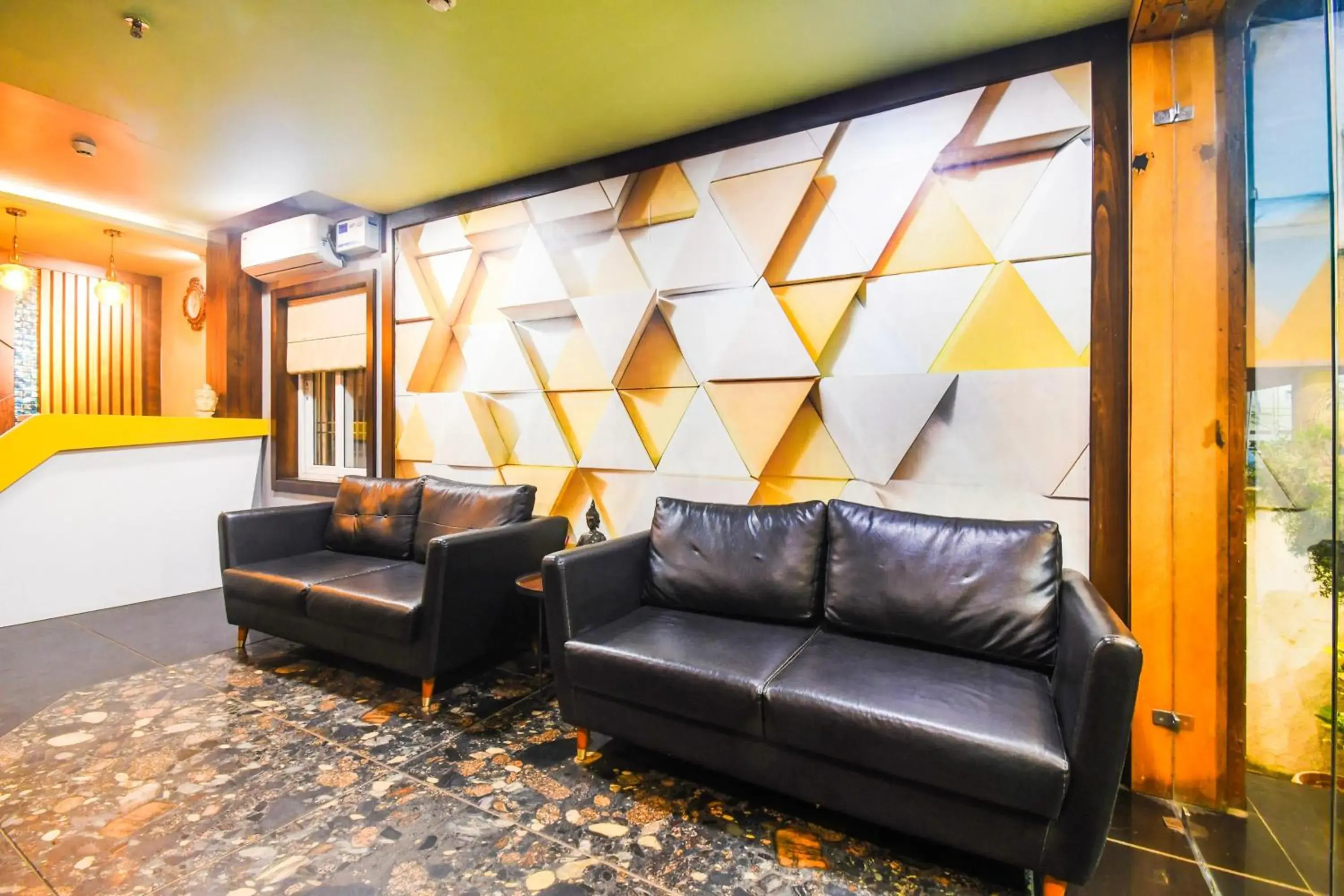 Lobby or reception in Super Townhouse Marine Drive Puri Formerly Royal Crown Lobby or reception in Super Townhouse Marine Drive Puri Formerly Royal Crown