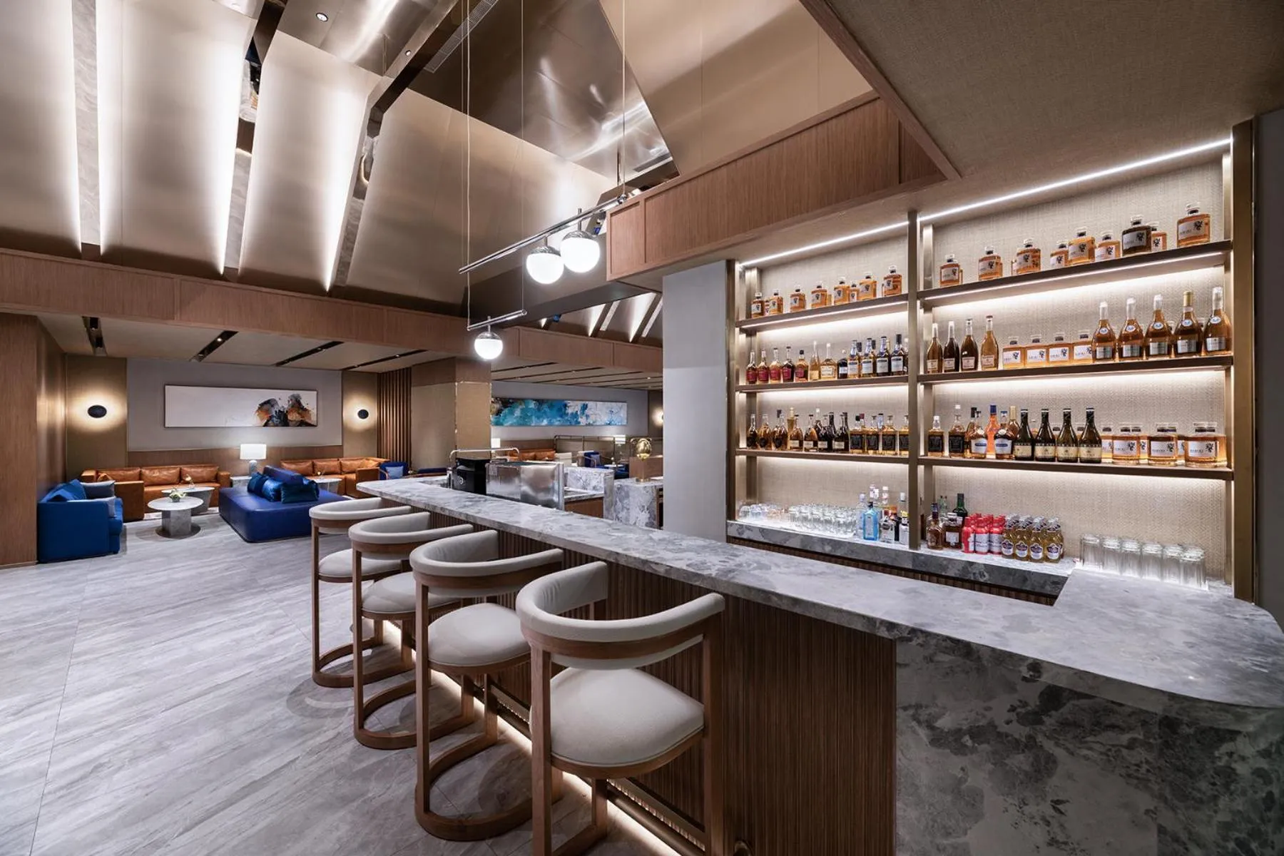 Lounge or bar in Orange Crystal Hotel, Nanshan Science and Technology Park, Shenzhen