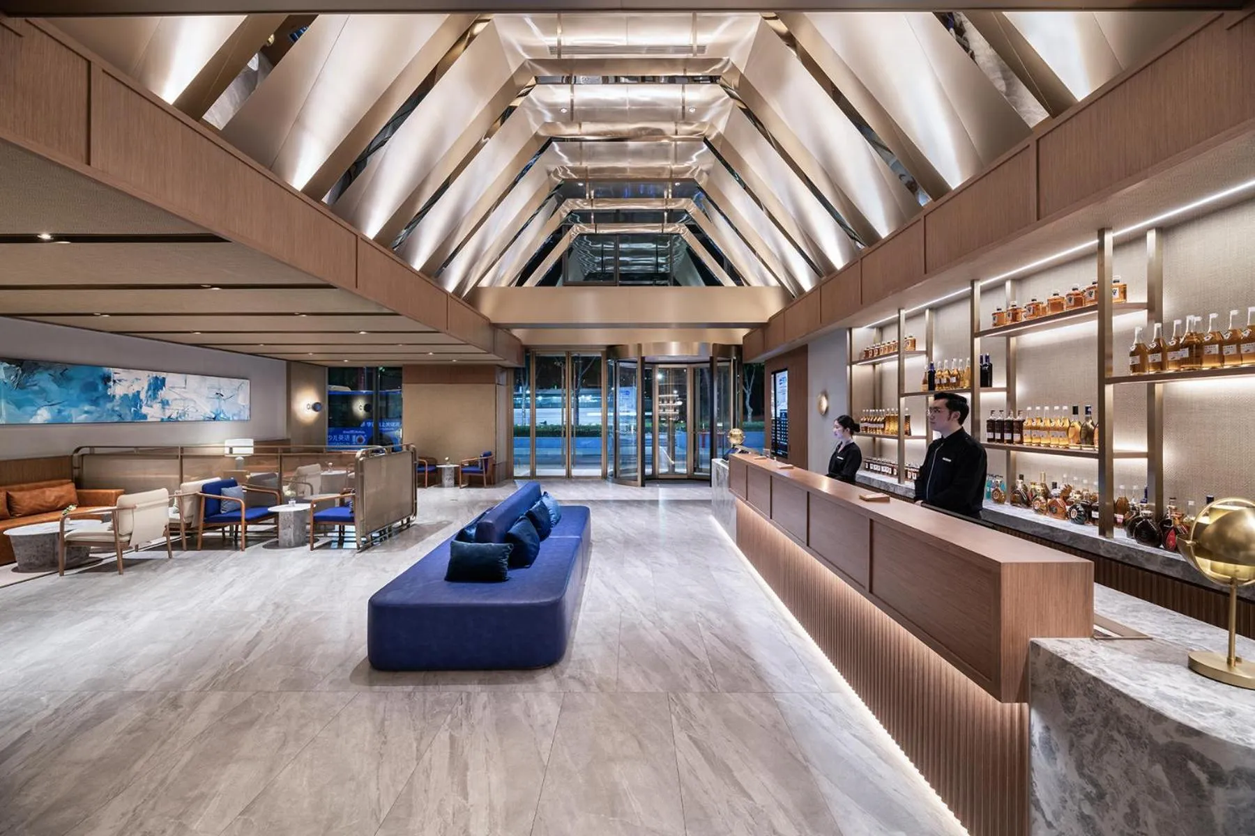 Living room in Orange Crystal Hotel, Nanshan Science and Technology Park, Shenzhen