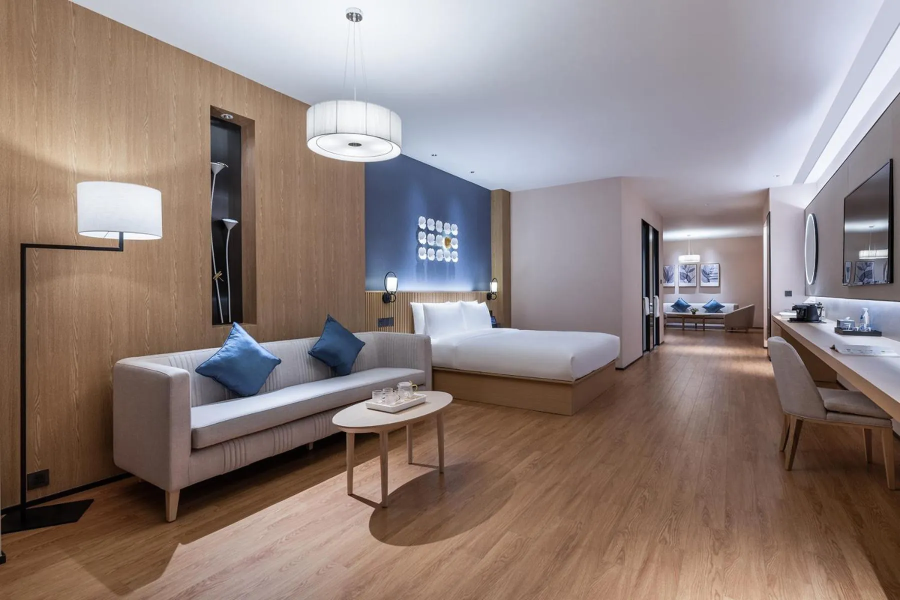 Bed in Orange Crystal Hotel, Nanshan Science and Technology Park, Shenzhen