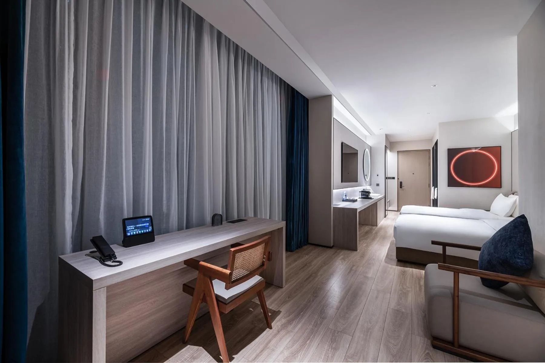 Bed in Orange Crystal Hotel, Nanshan Science and Technology Park, Shenzhen