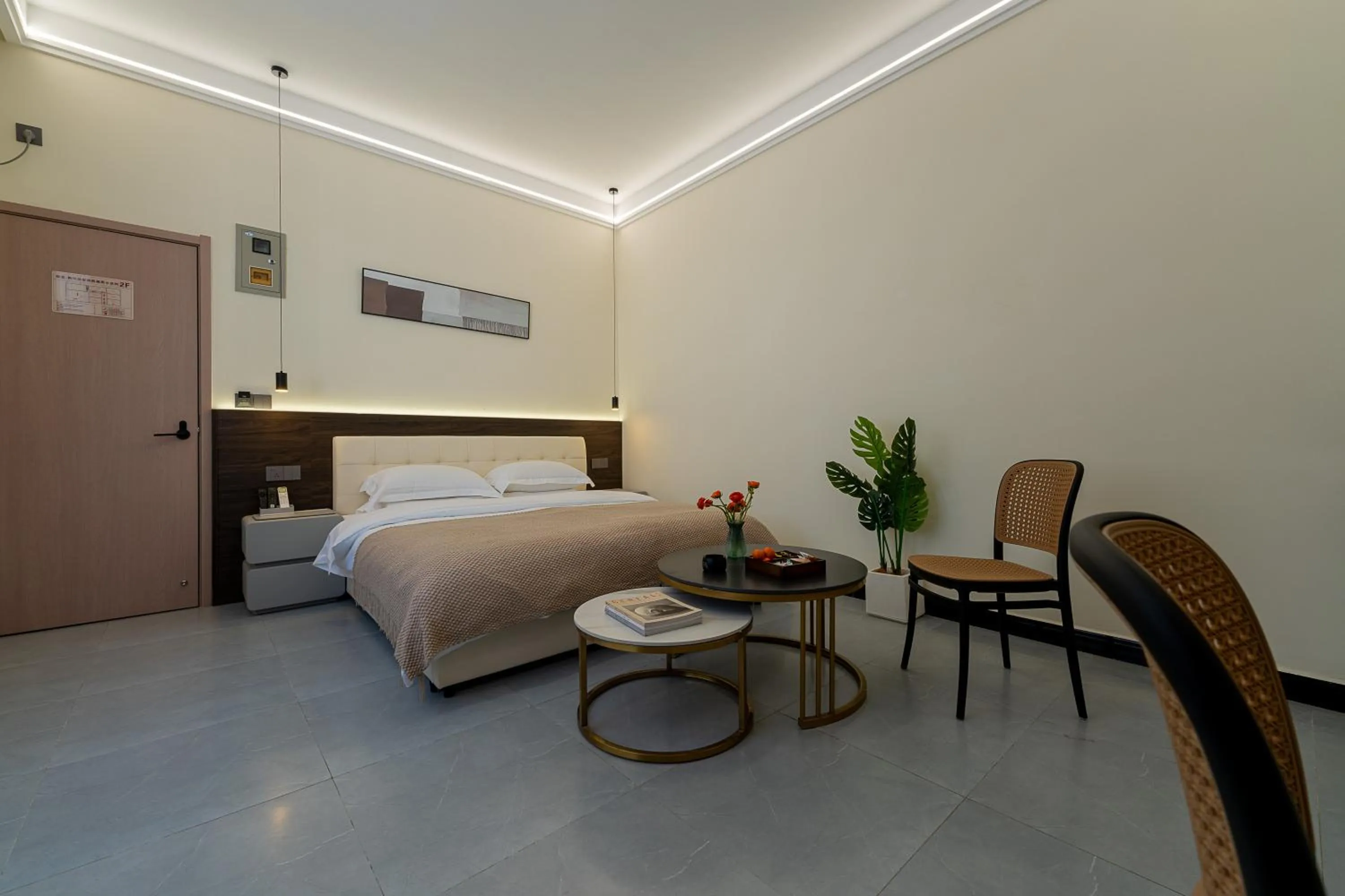 Photo of the whole room, Bed in Wuyi Whispering Maple