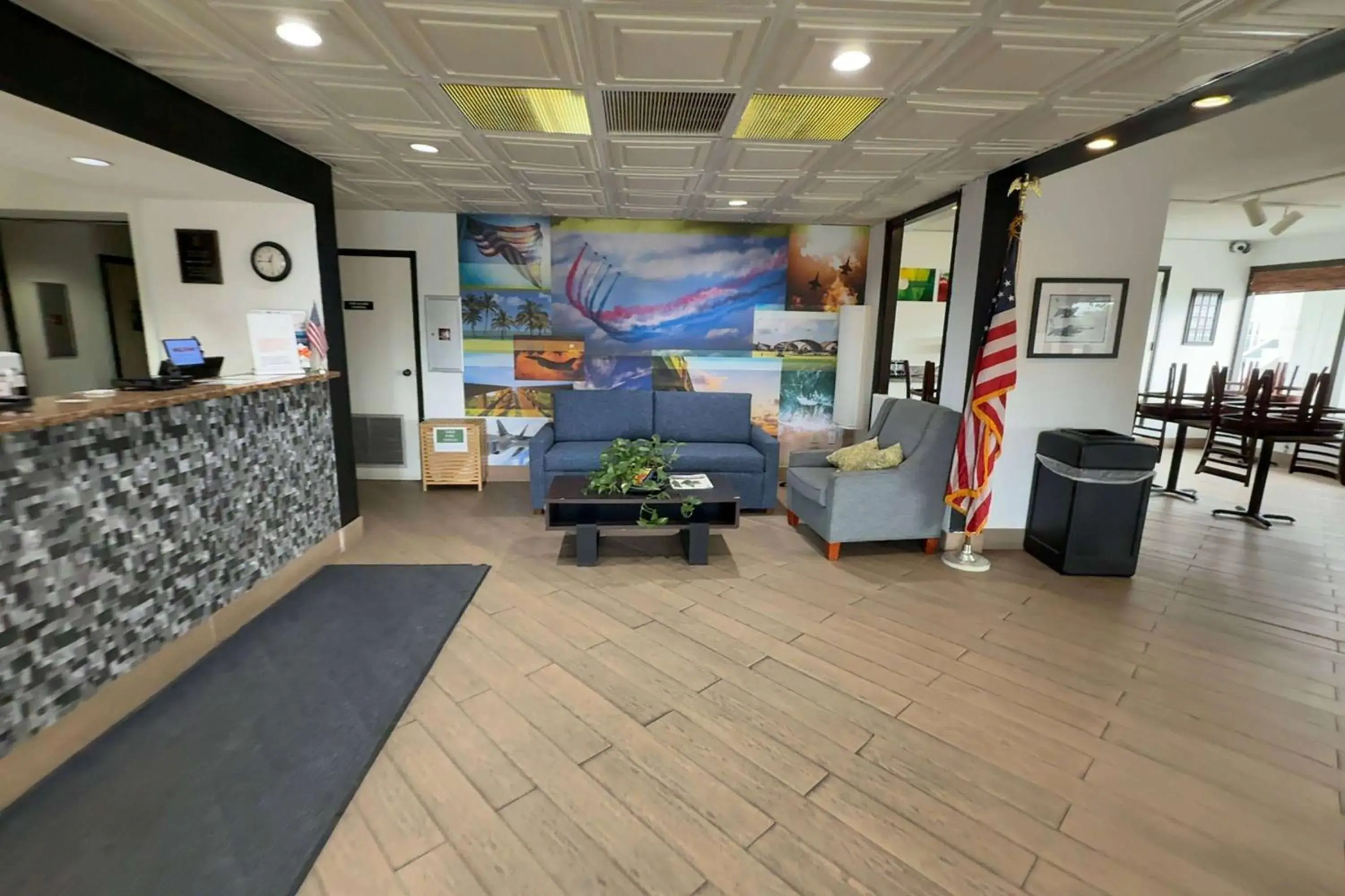Lobby or reception in Eglin Extended Stay Hotel, a Howard Johnson by Wyndham Lobby or reception in Eglin Extended Stay Hotel, a Howard Johnson by Wyndham