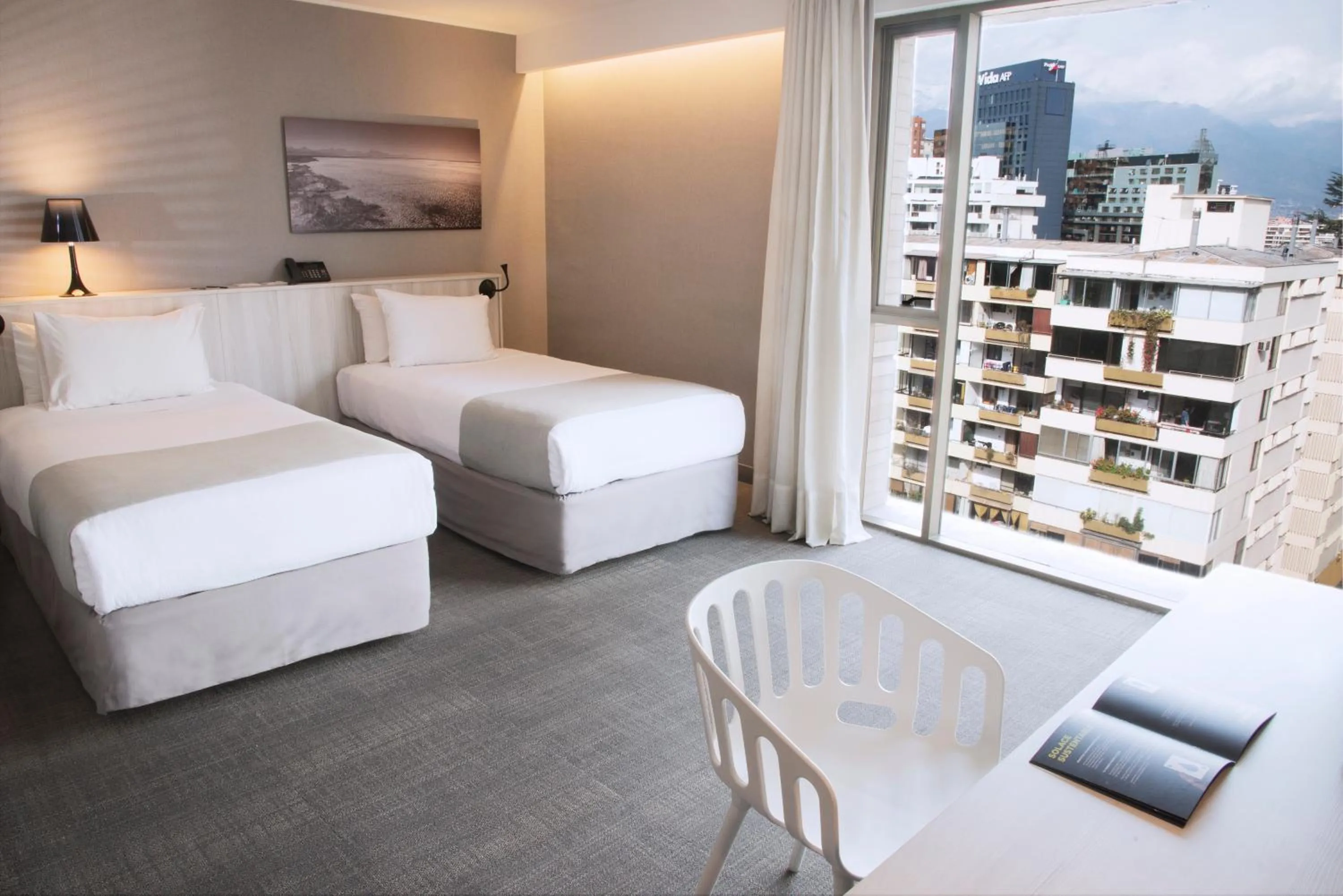 Photo of the whole room, Bed in Solace Hotel Santiago