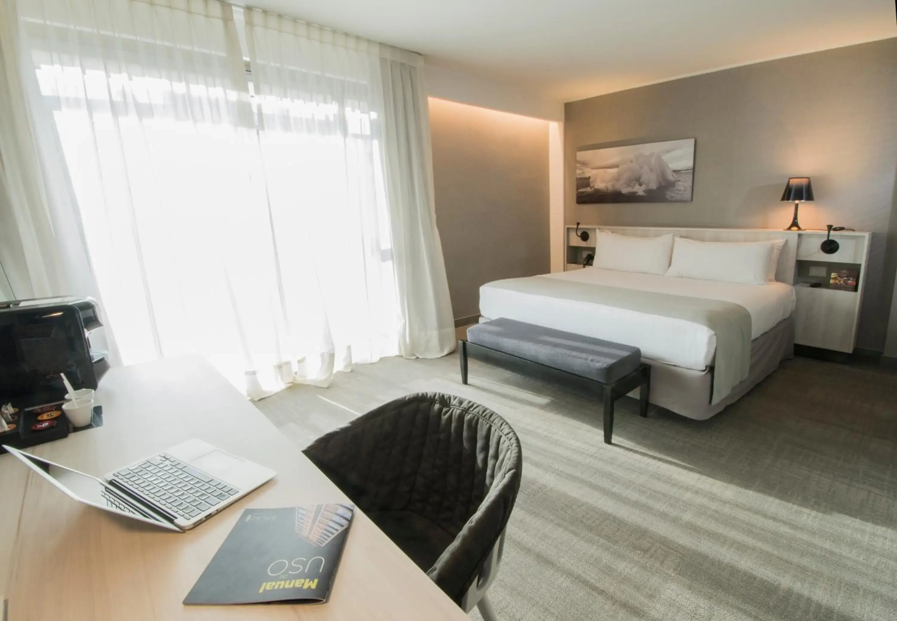 Bed in Solace Hotel Santiago Bed in Solace Hotel Santiago