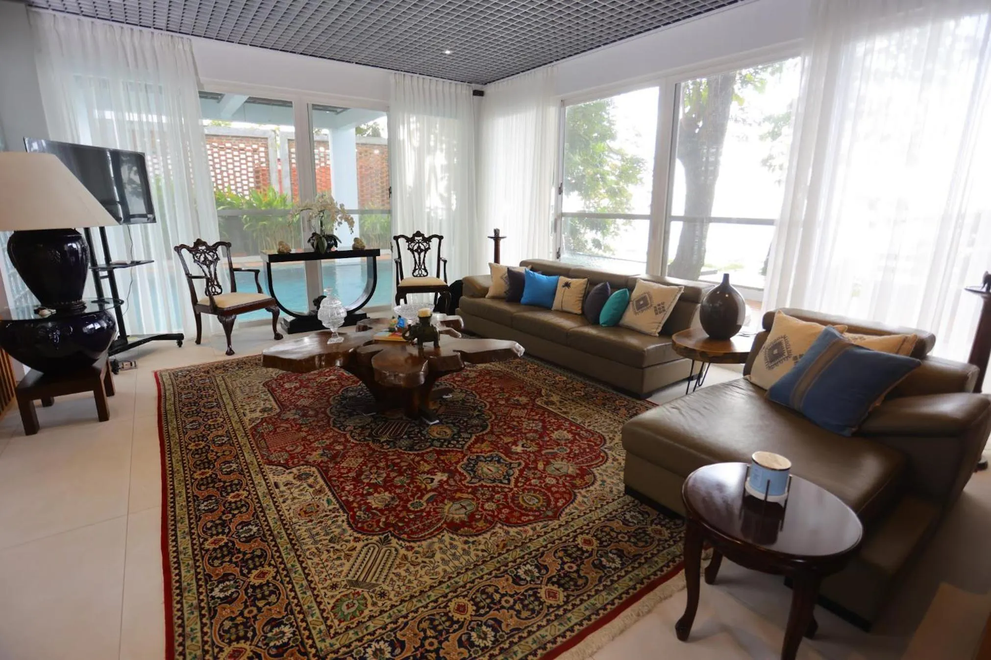 Living room in Nayara Villa Desa Budo