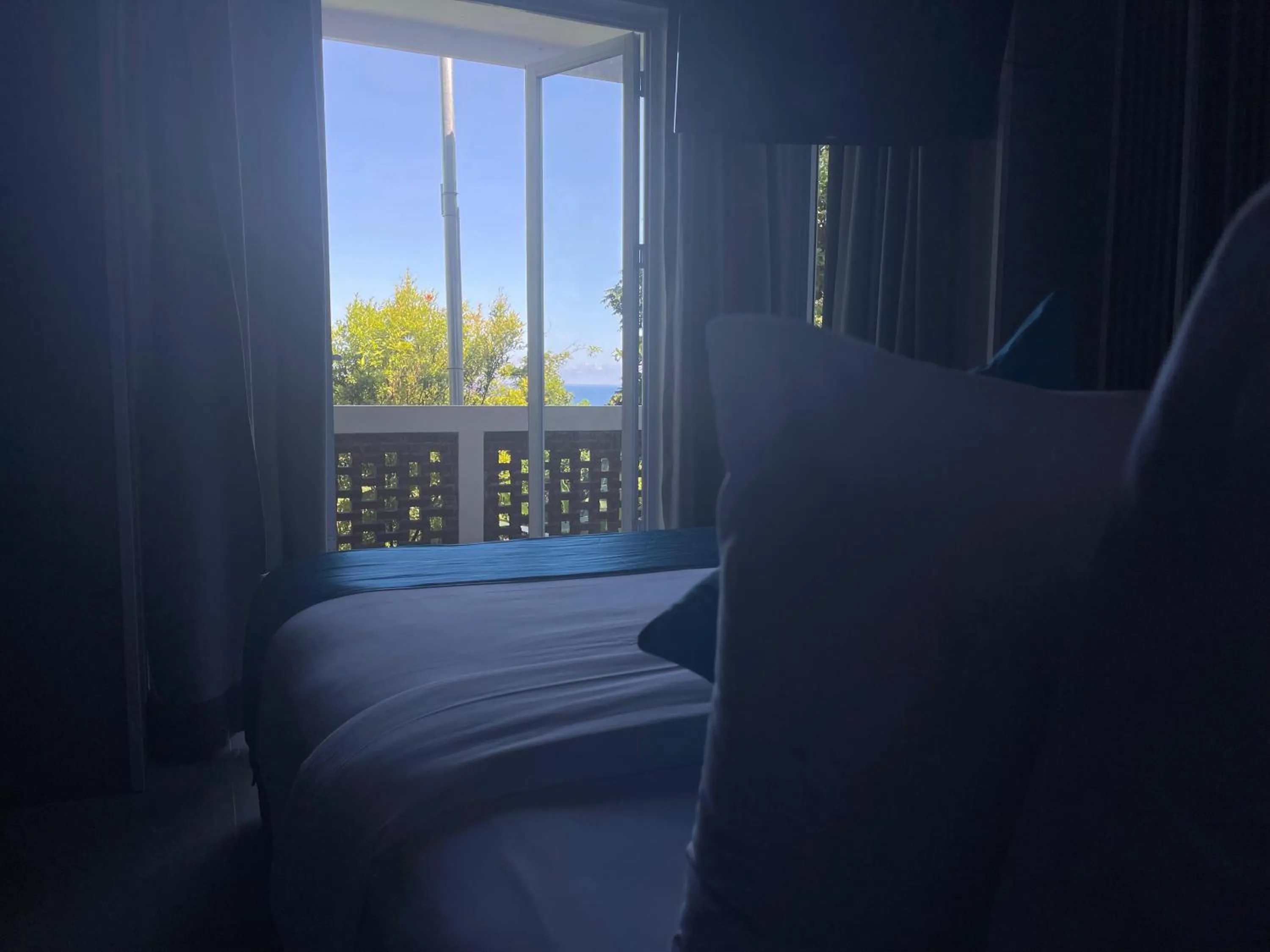 Sea view, Bed in Nayara Villa Desa Budo