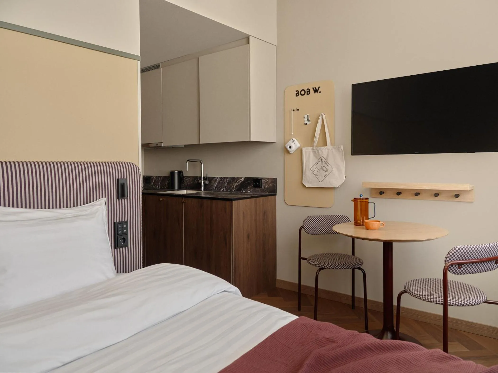 Bed in Bob W Helsinki Kamppi