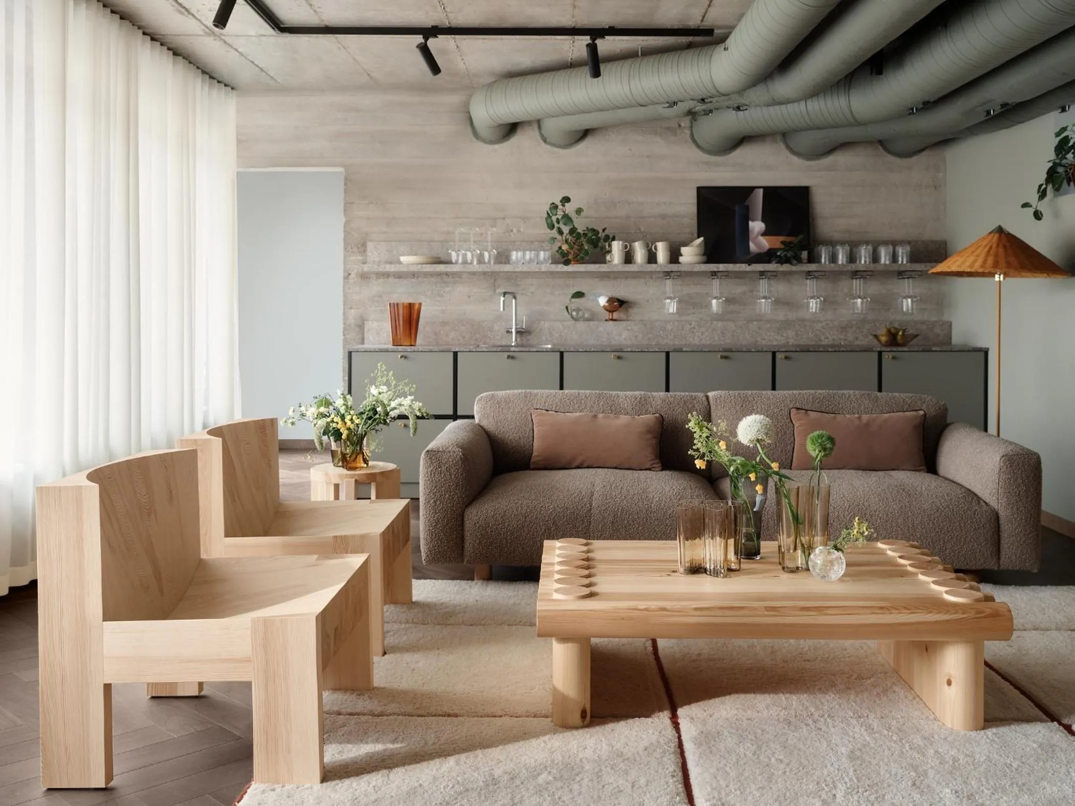 Communal lounge/ TV room in Bob W Helsinki Kamppi