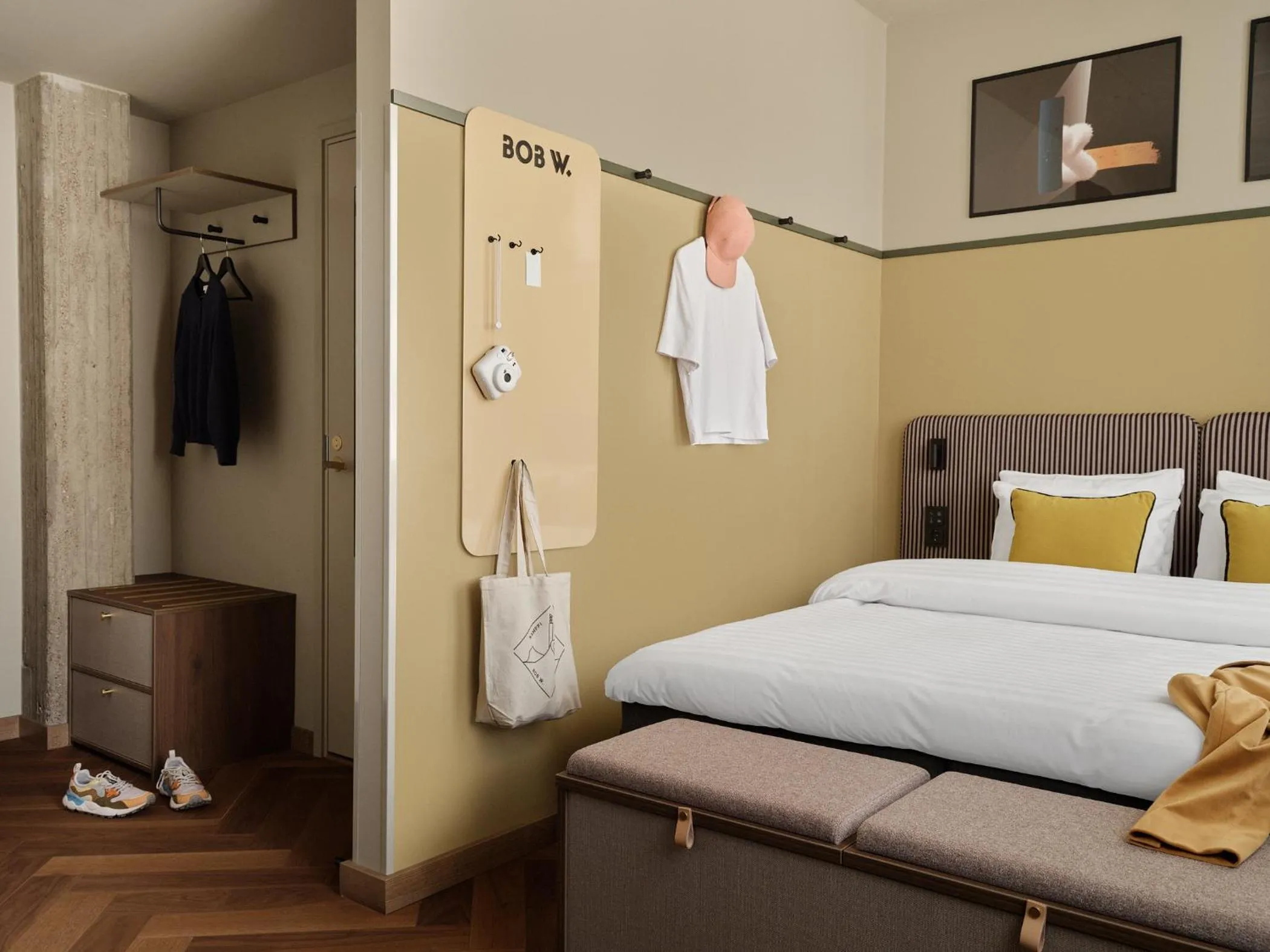Bed in Bob W Helsinki Kamppi
