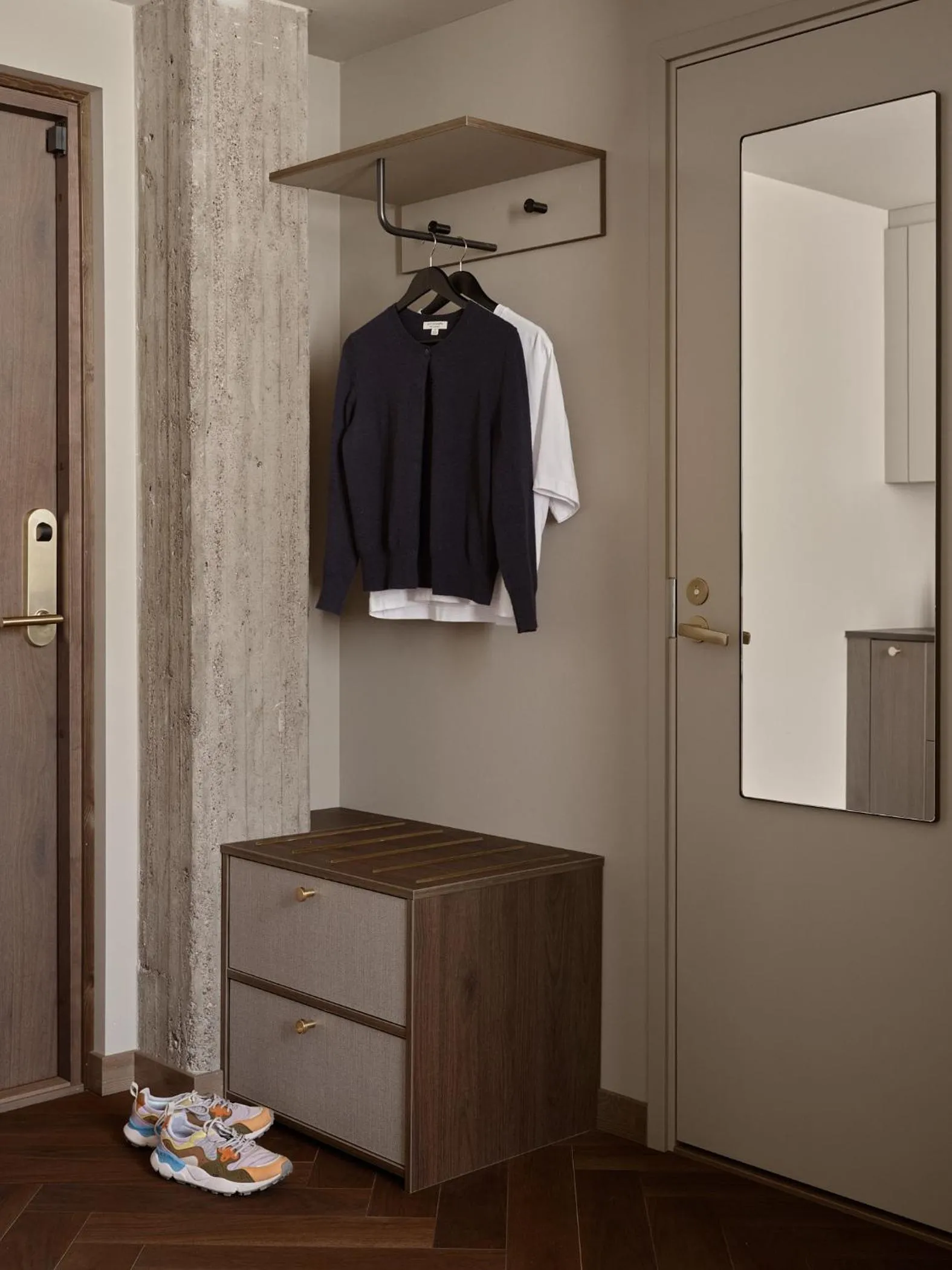 wardrobe in Bob W Helsinki Kamppi