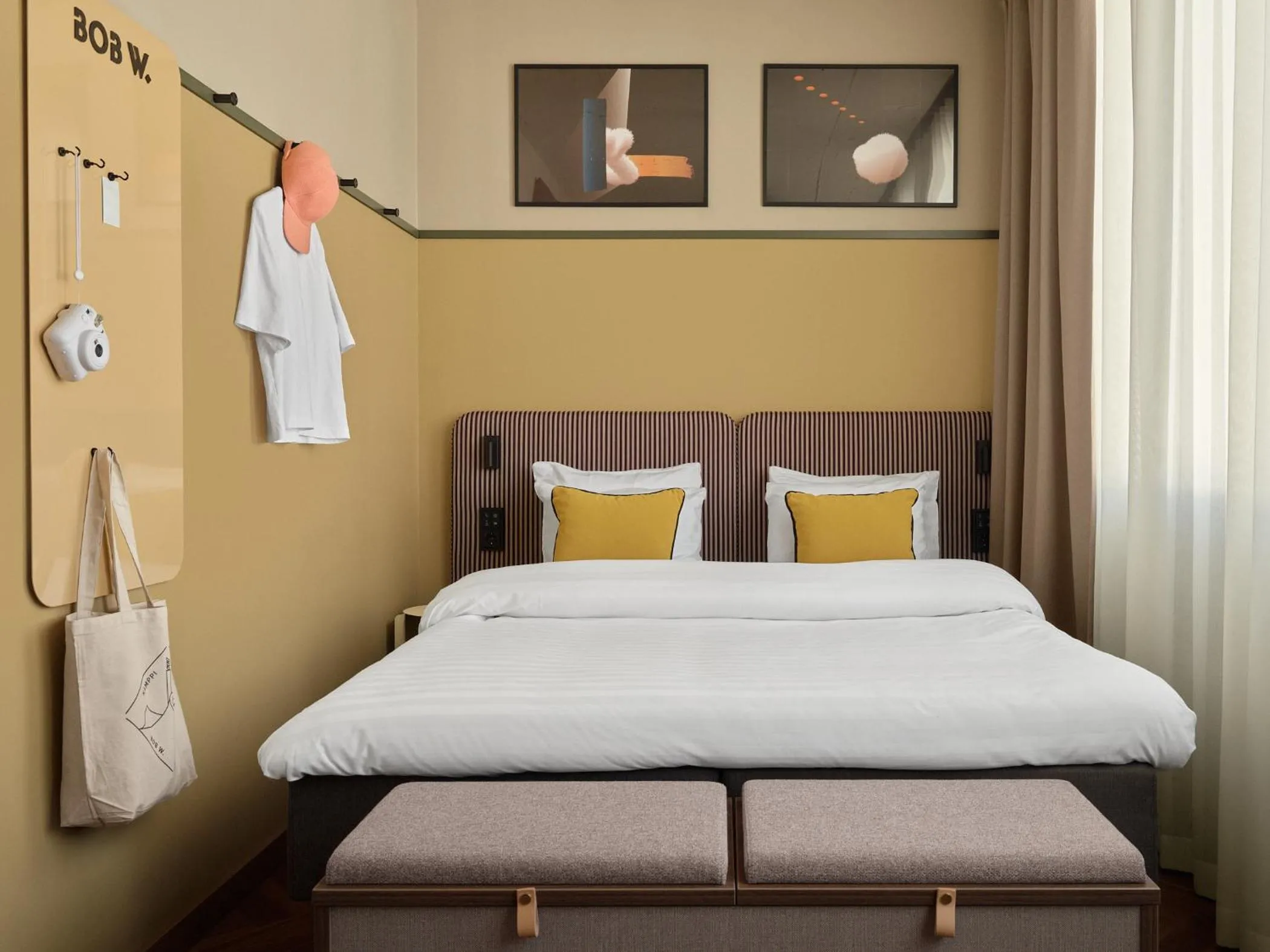 Bed in Bob W Helsinki Kamppi