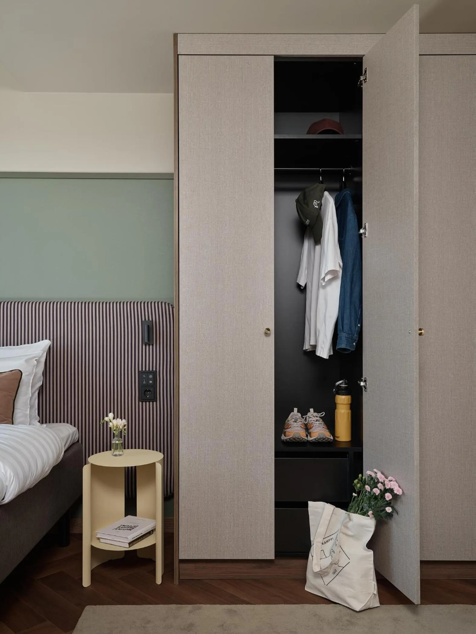 Bed in Bob W Helsinki Kamppi