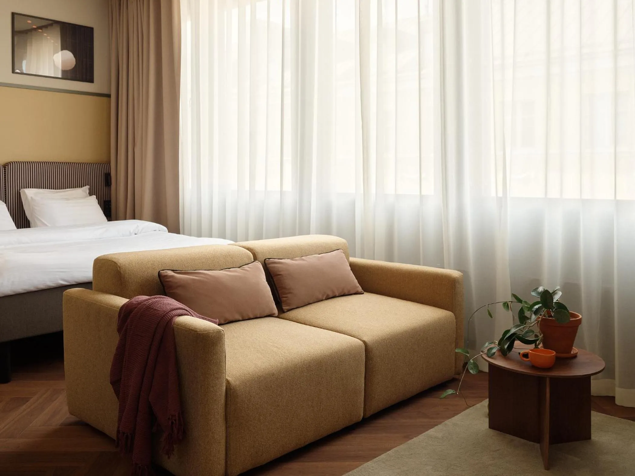 Bed in Bob W Helsinki Kamppi