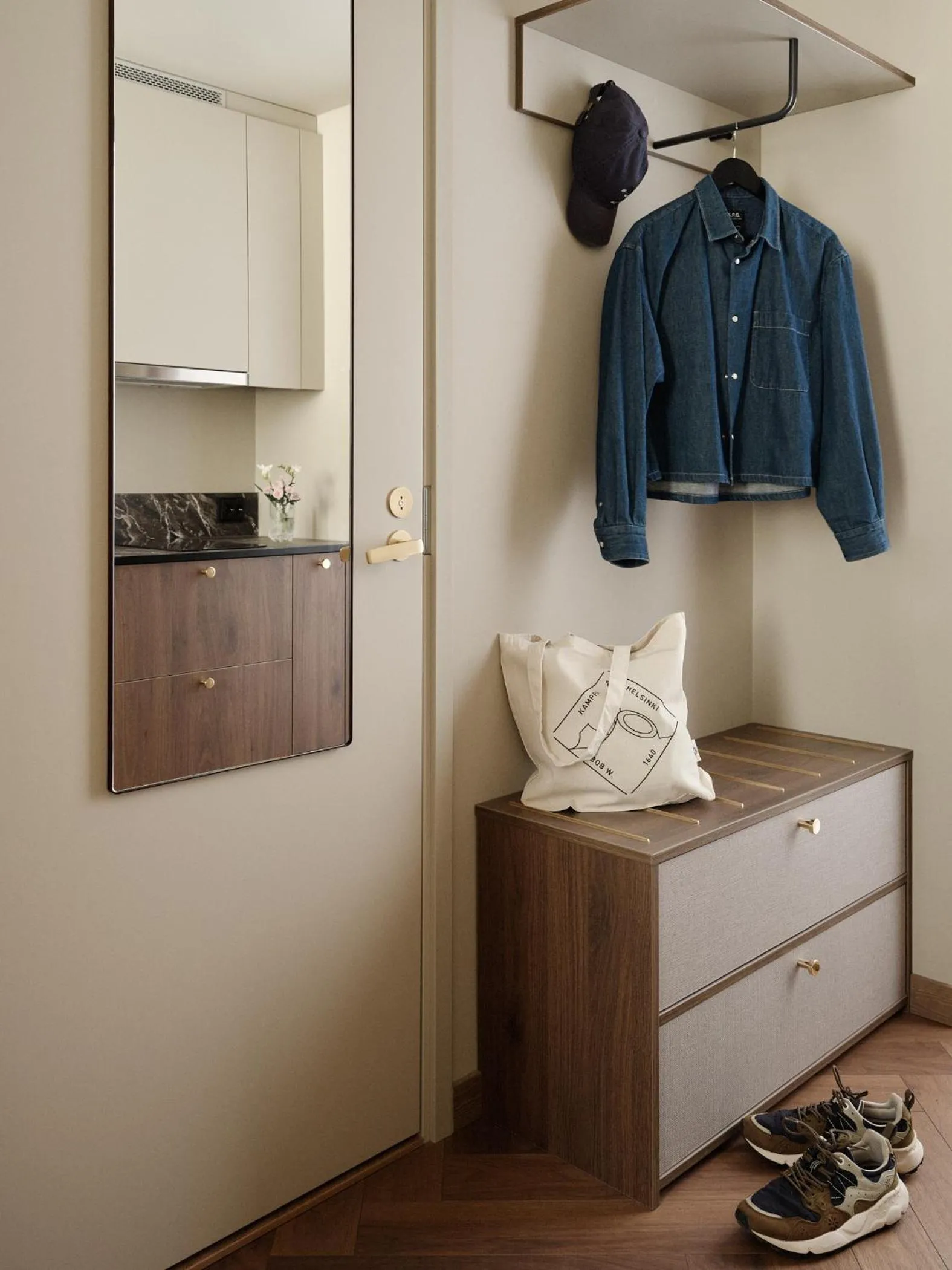 wardrobe in Bob W Helsinki Kamppi