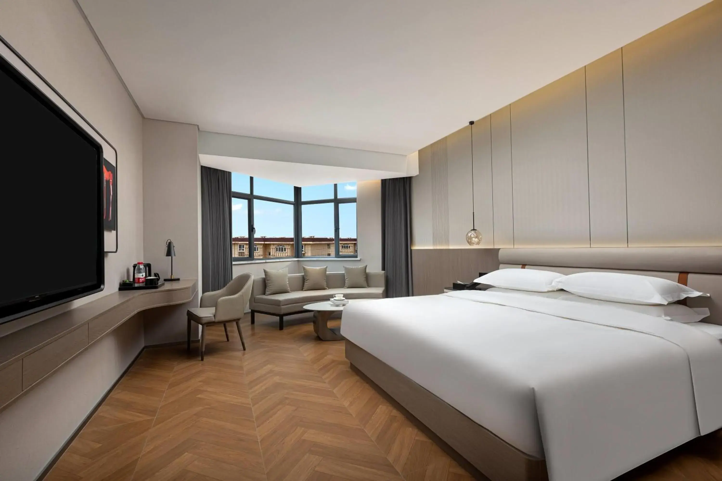 Executive King Room - Non-Smoking in Ramada by Wyndham Urumqi Midong Executive King Room - Non-Smoking in Ramada by Wyndham Urumqi Midong