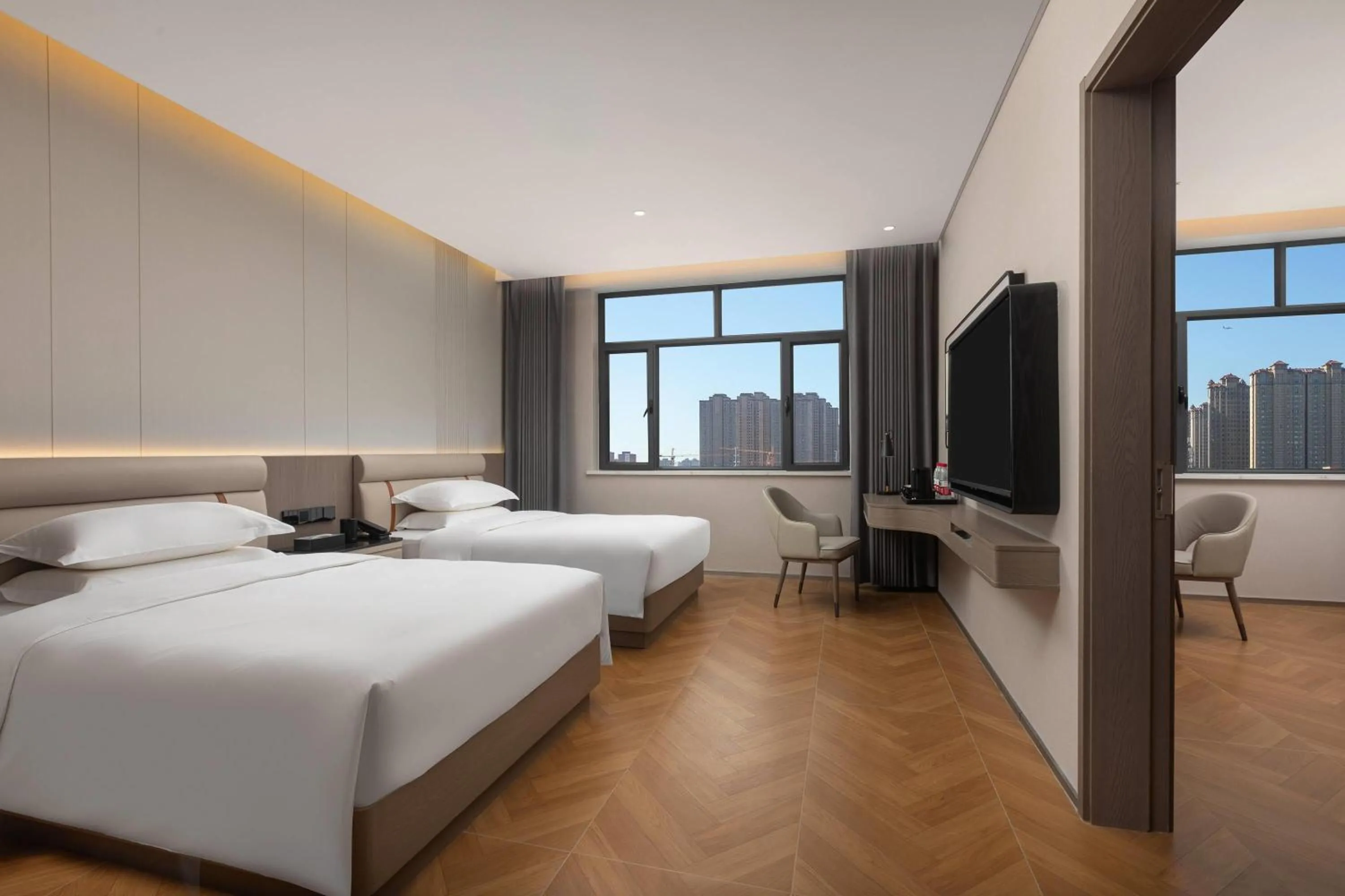 Executive Twin Room - Smoking in Ramada by Wyndham Urumqi Midong