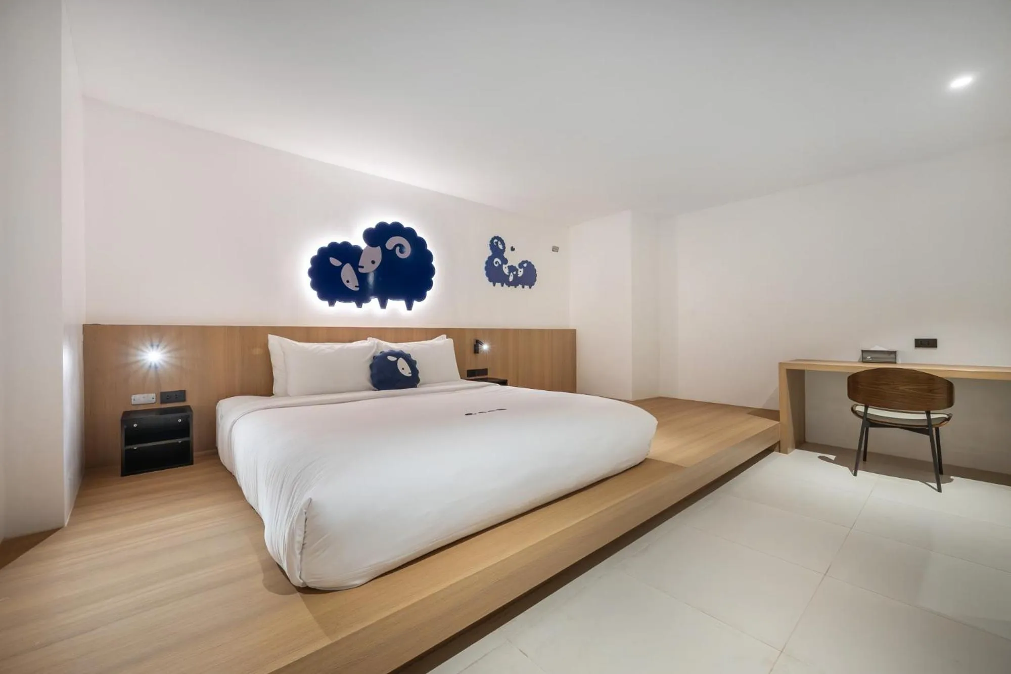 Bed in Kokotel Rayong Beachfront