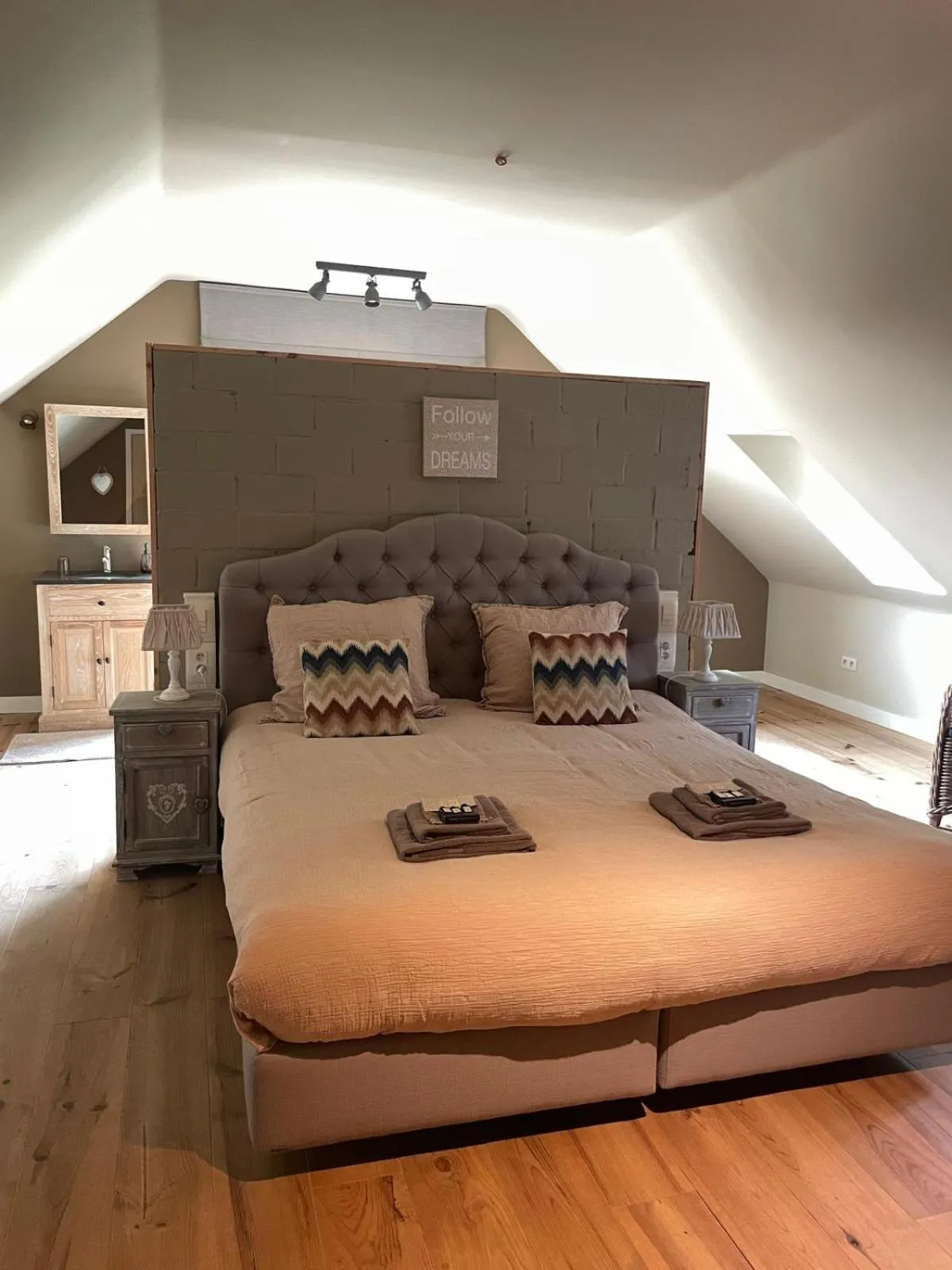 Bed in Guesthouse 't Goed Leven