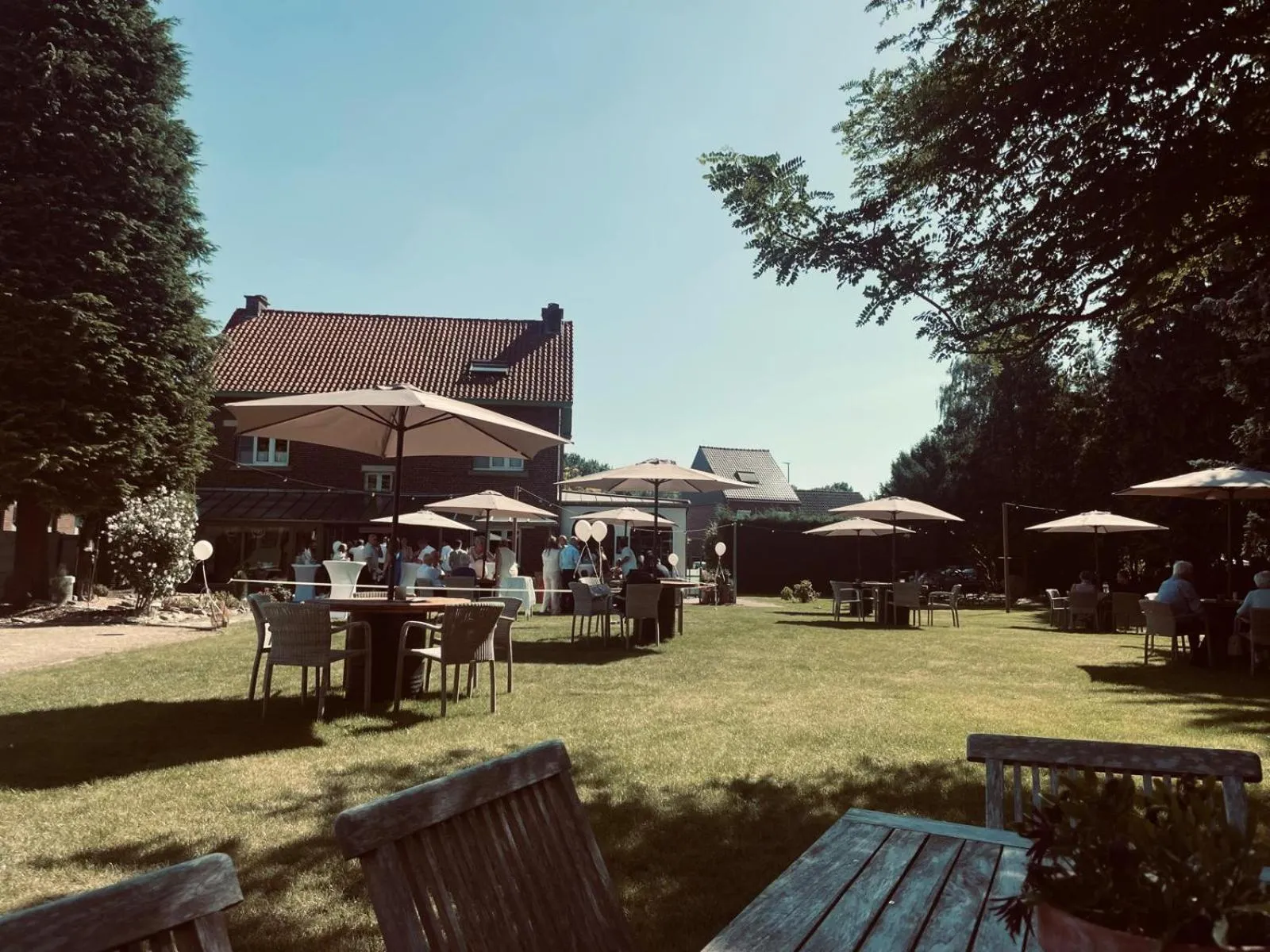 Garden view in Guesthouse 't Goed Leven