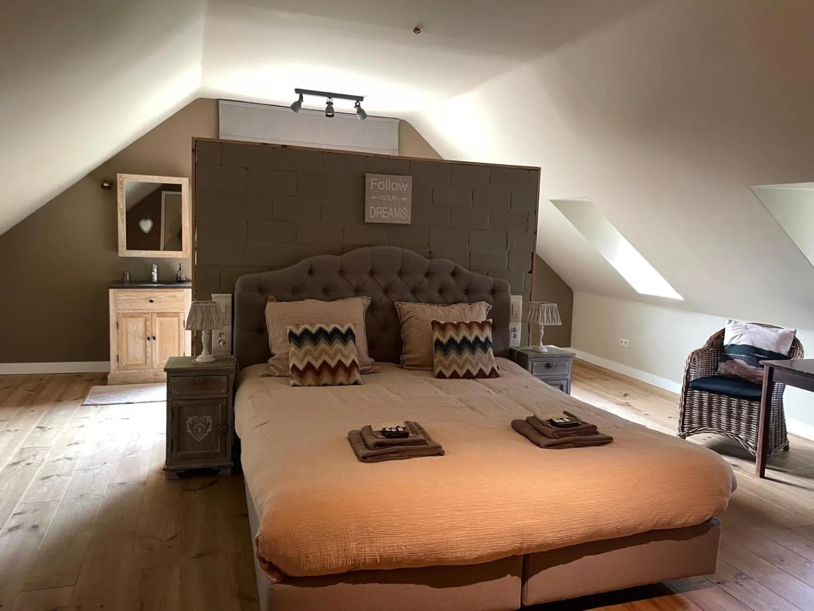 Bed in Guesthouse 't Goed Leven