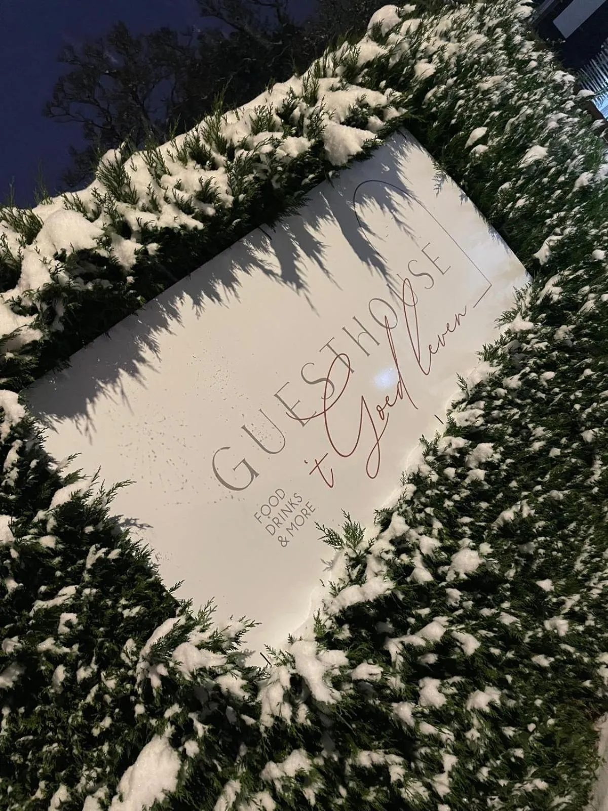 Winter in Guesthouse 't Goed Leven