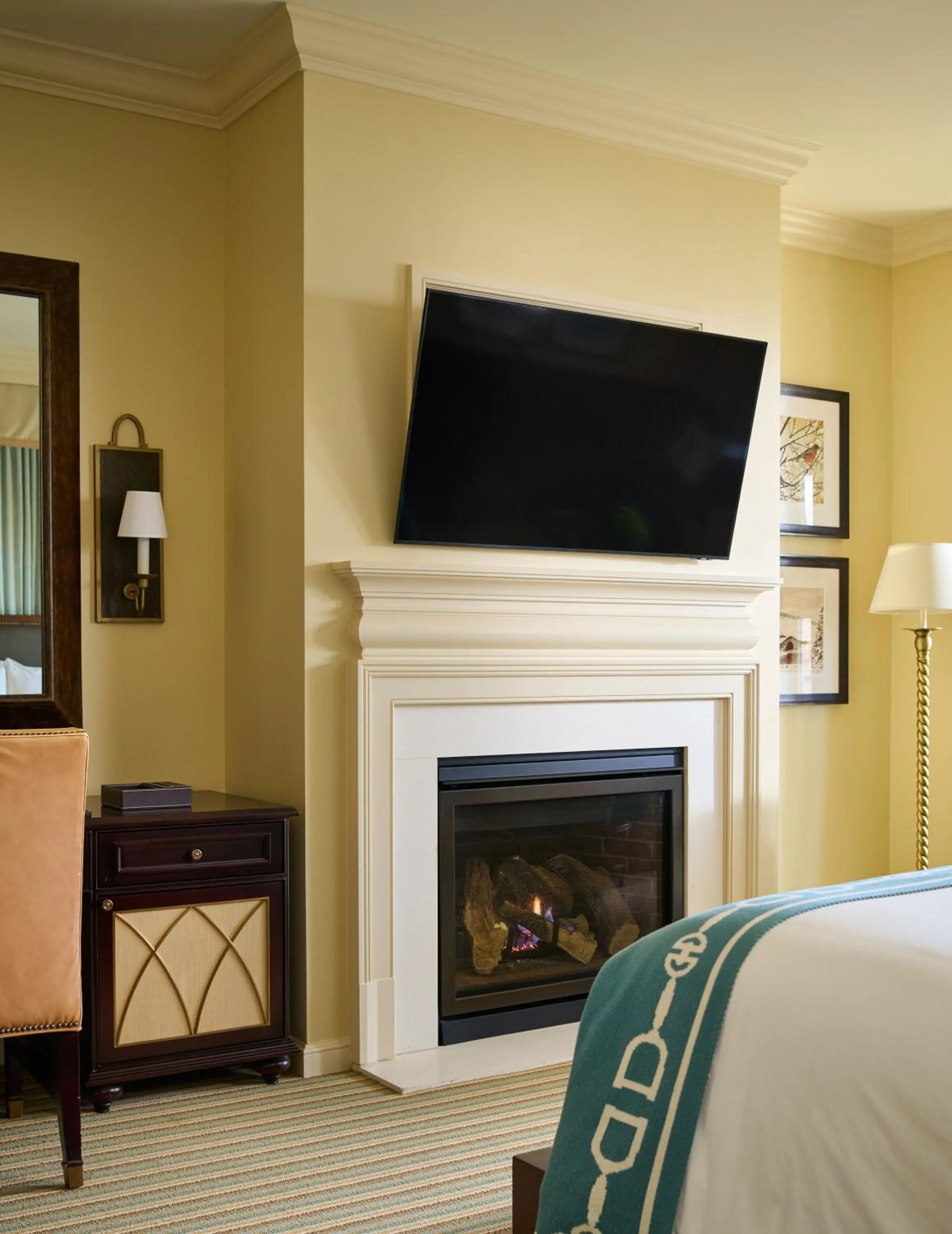 Bed in Salamander Resort and Spa