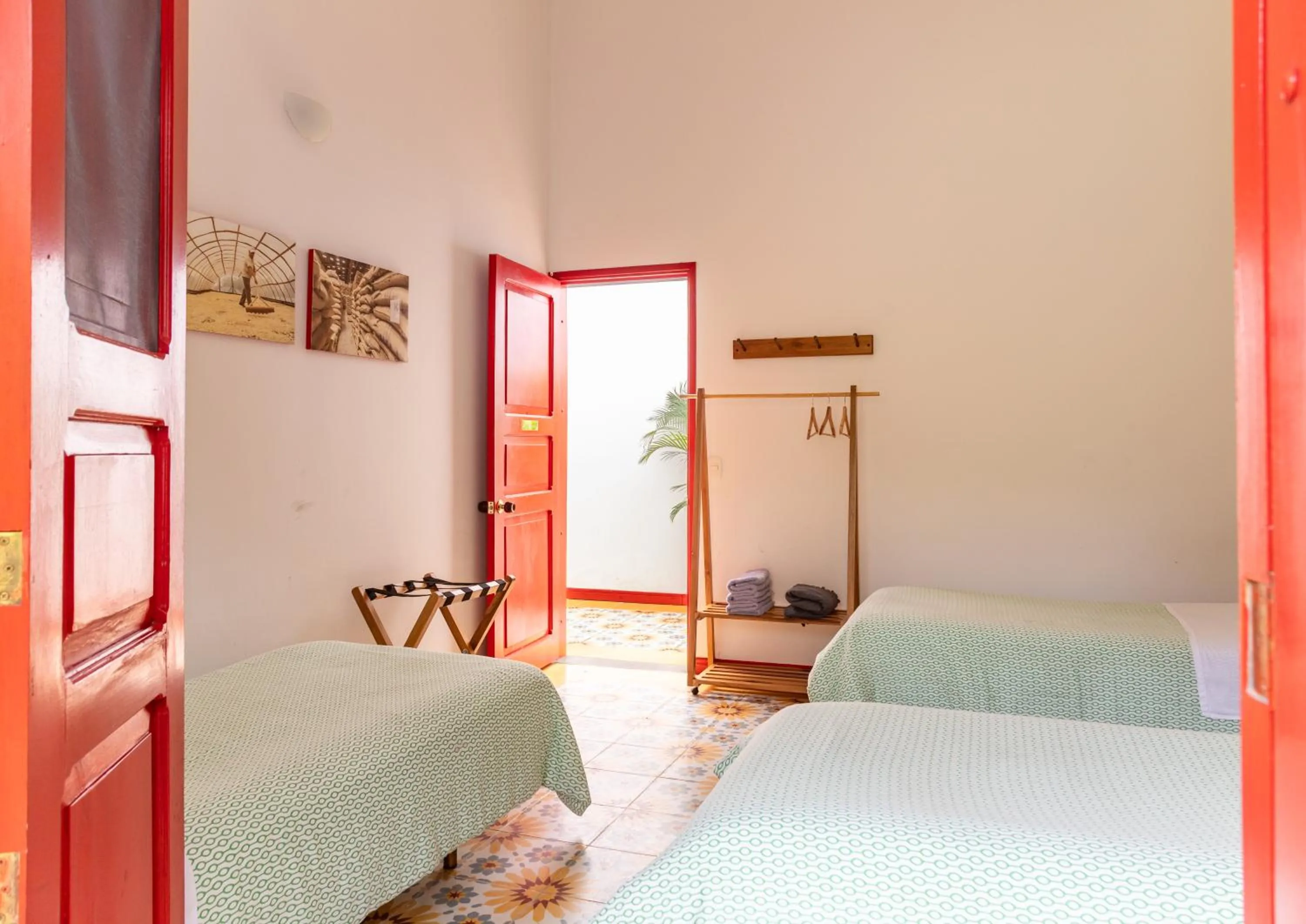 Bed in Hacienda Venecia Coffee Farm Hotel