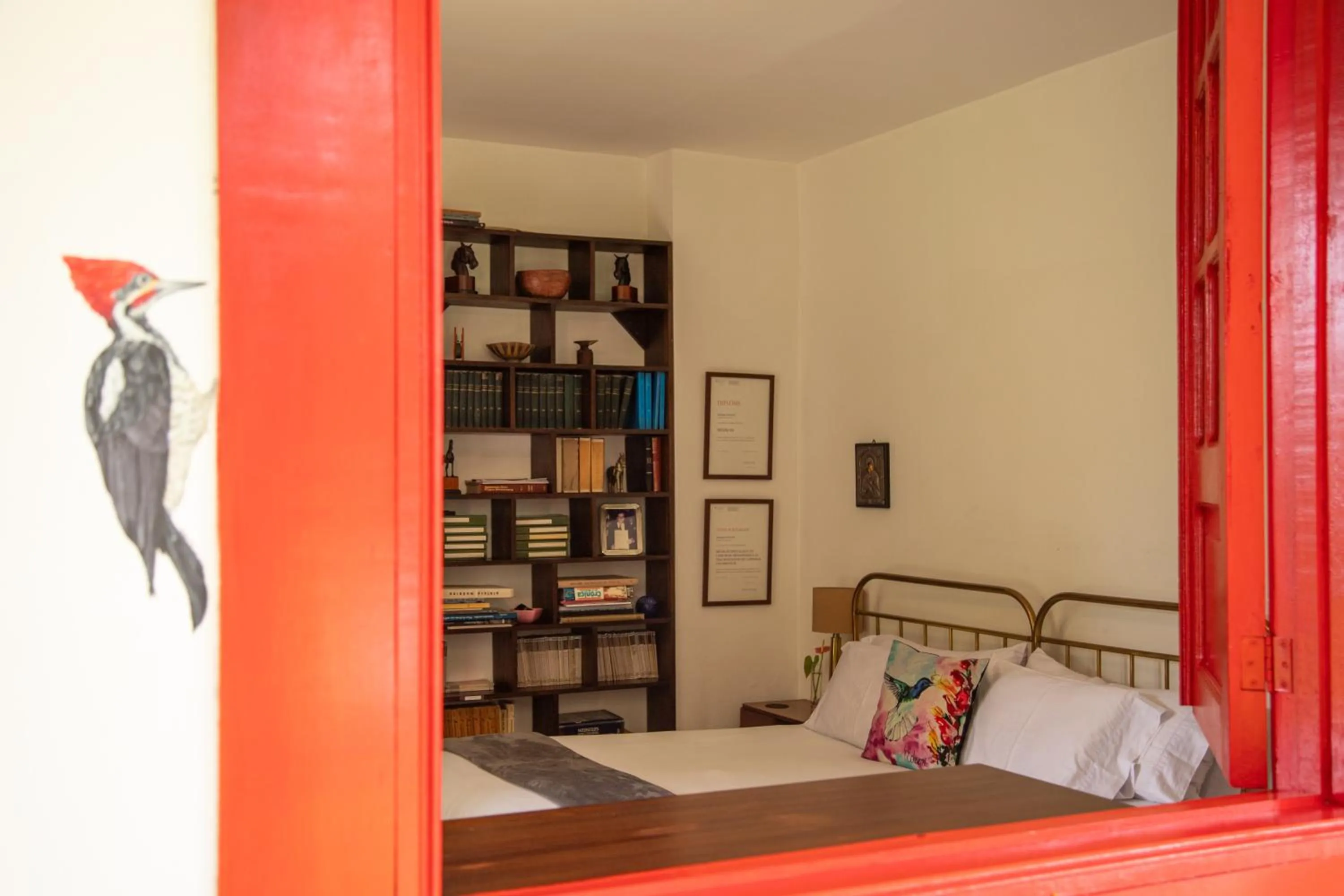 Bed in Hacienda Venecia Coffee Farm Hotel