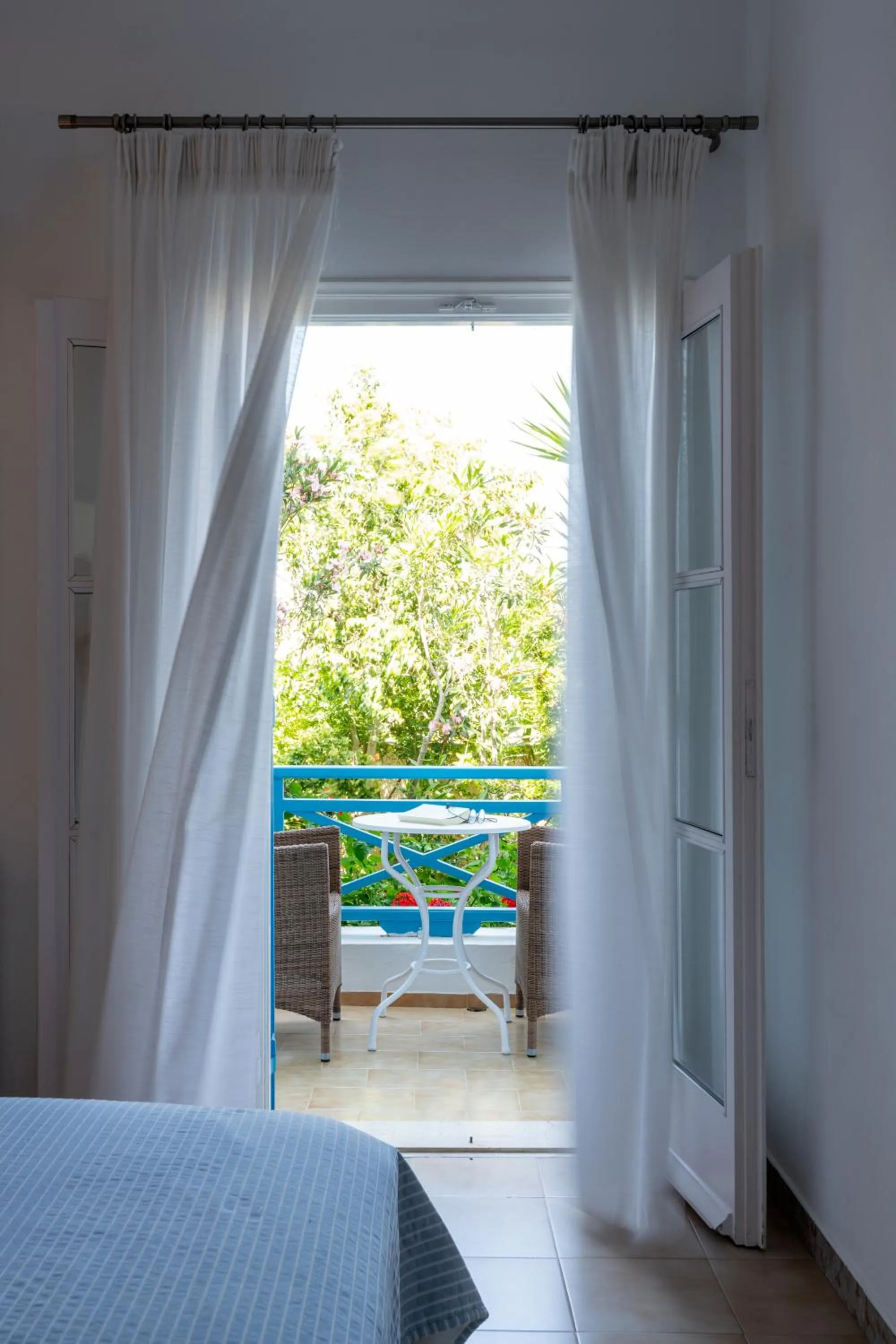 Garden, Bed in Hotel Matina