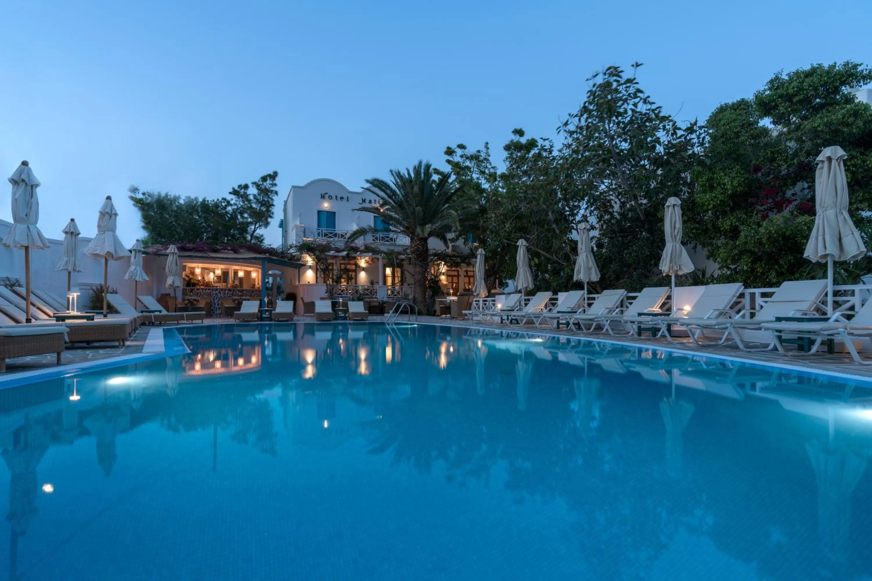 Swimming pool in Hotel Matina